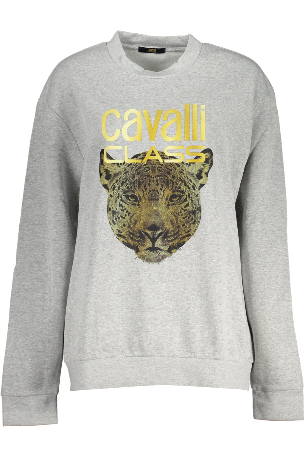 CAVALLI CLASS WOMEN'S ZIP-UP SWEATSHIRT, GREY 