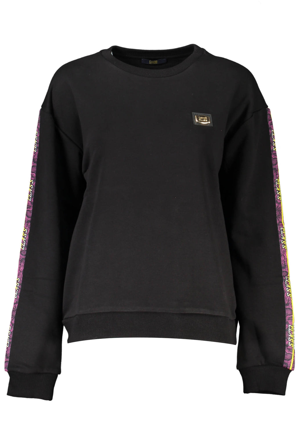SUDADERA CON CREMALLERA PARA MUJER CAVALLI CLASS NEGRA 