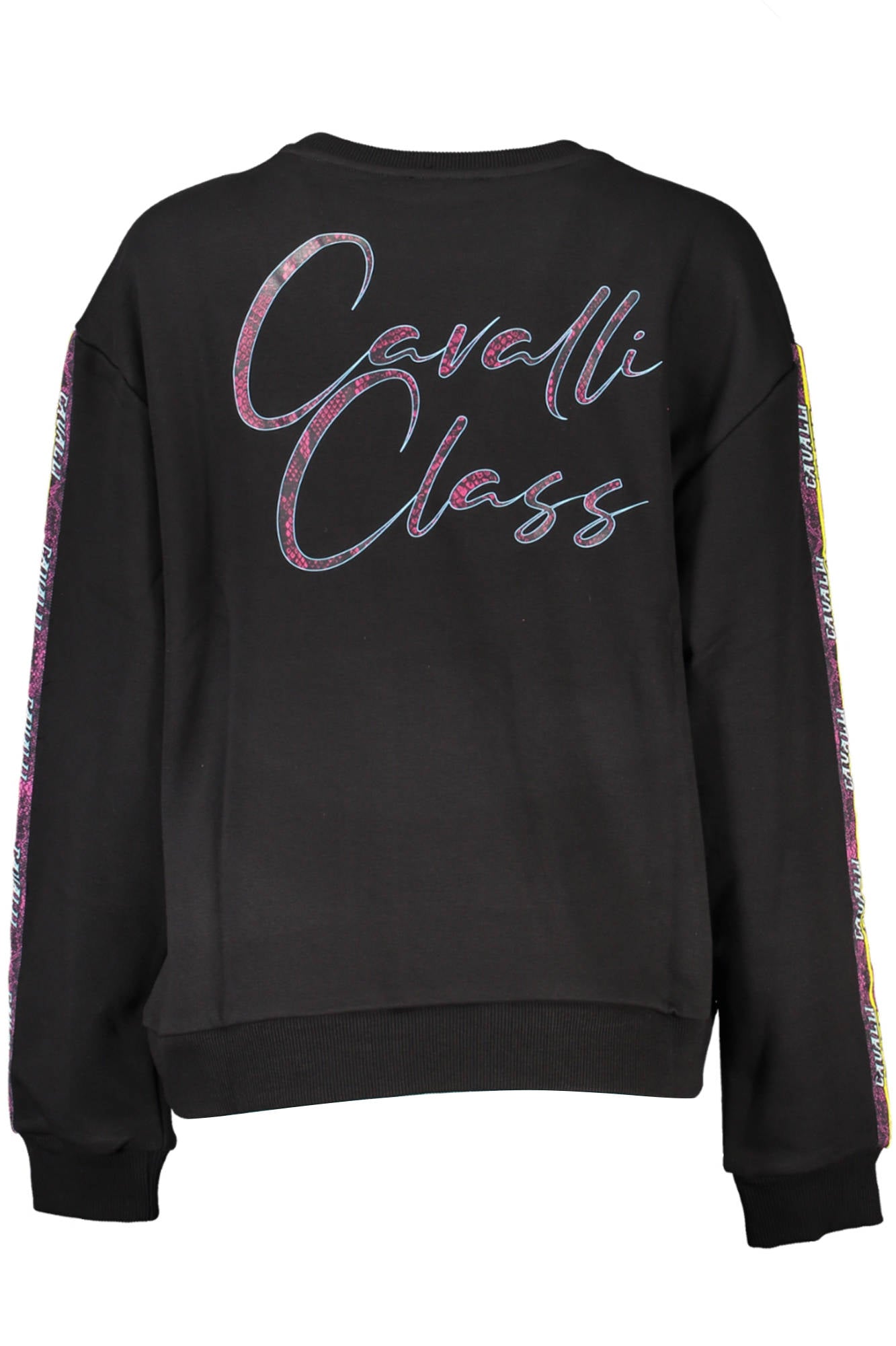 SUDADERA CON CREMALLERA PARA MUJER CAVALLI CLASS NEGRA 