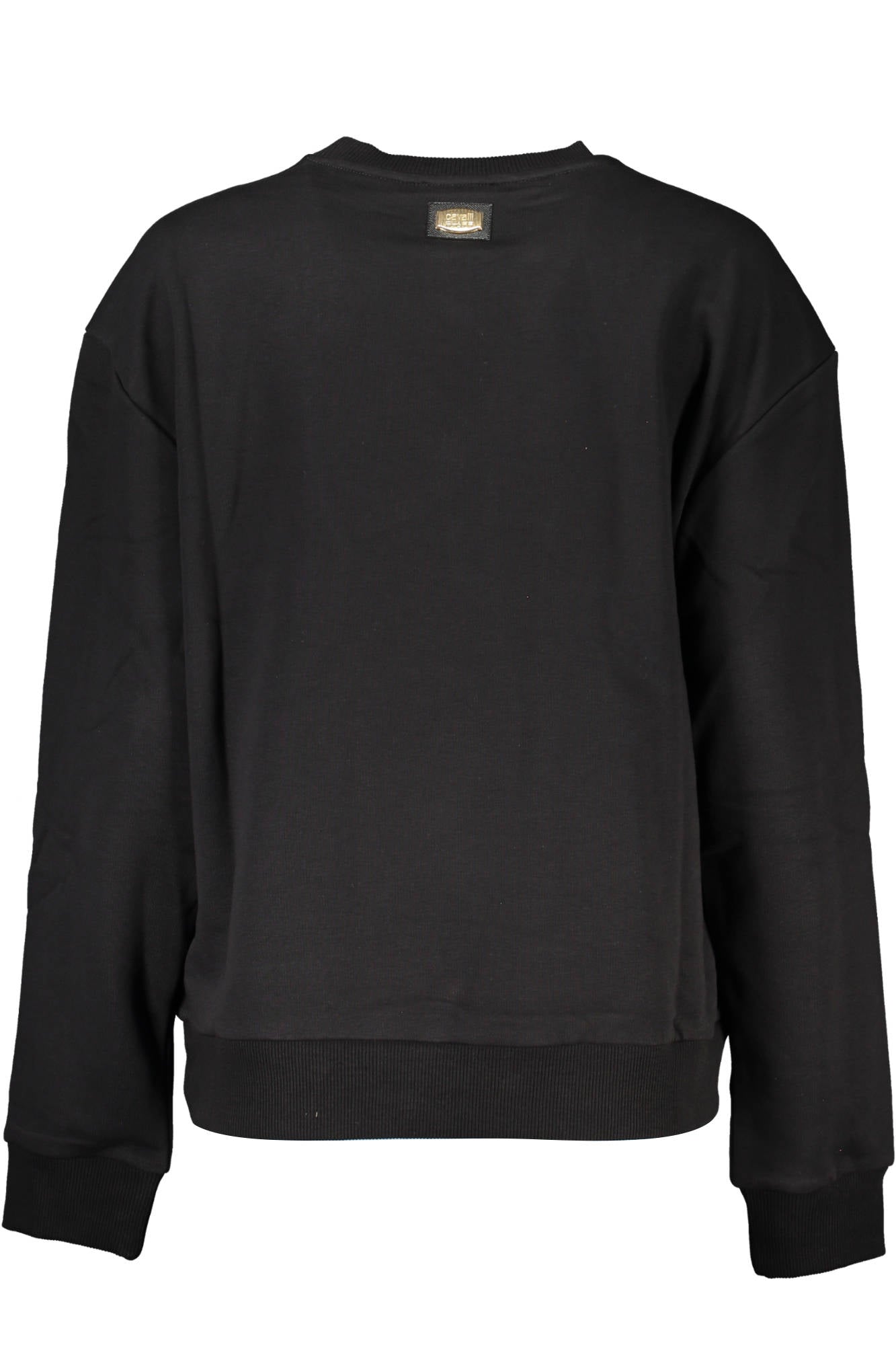CAVALLI CLASS WOMEN'S ZIP-UP SWEATSHIRT BLACK 