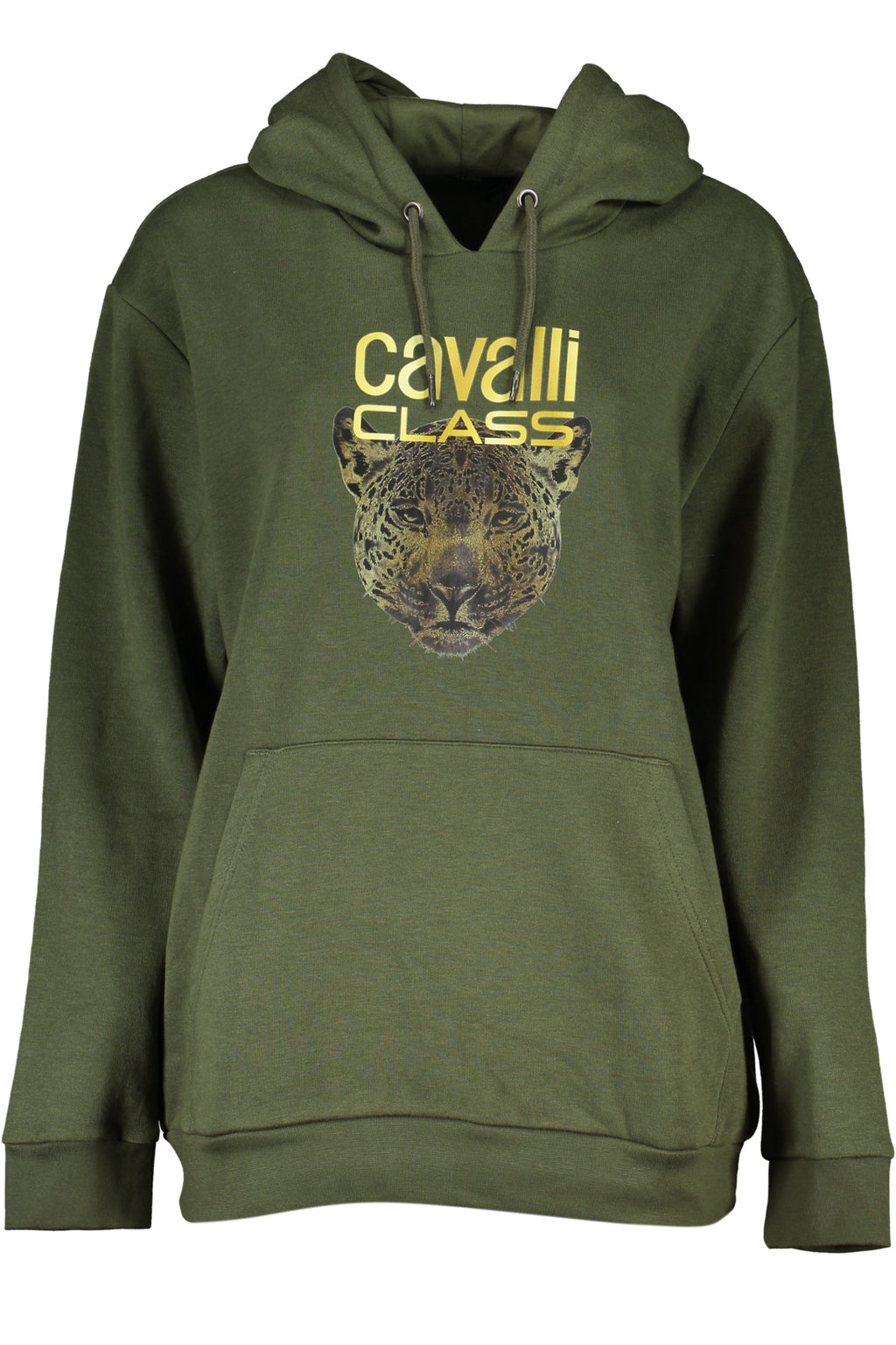 CAVALLI CLASS WOMEN'S ZIP-UP SWEATSHIRT, GREEN 