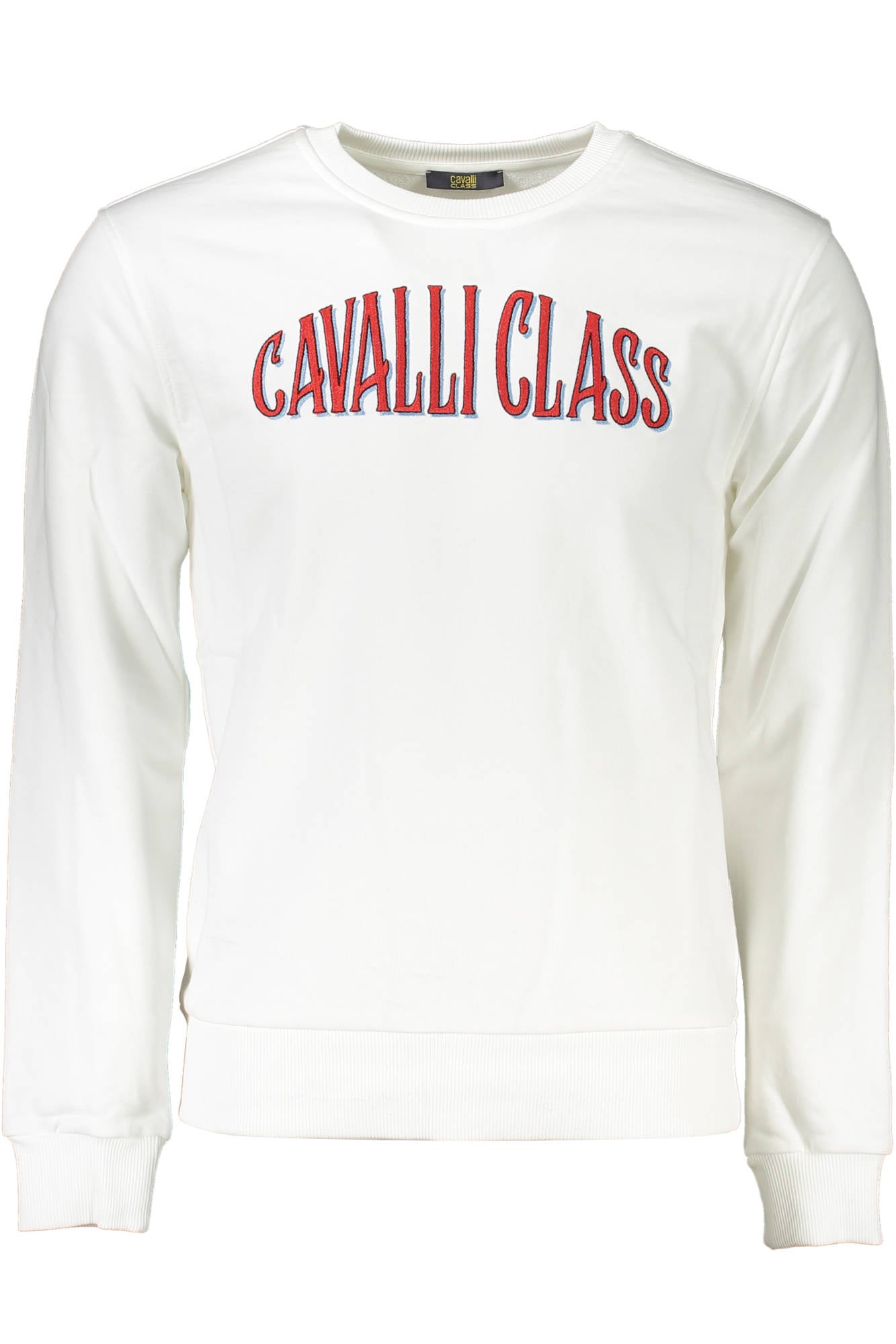 CAVALLI CLASS FELPA SENZA ZIP UOMO BIANCO