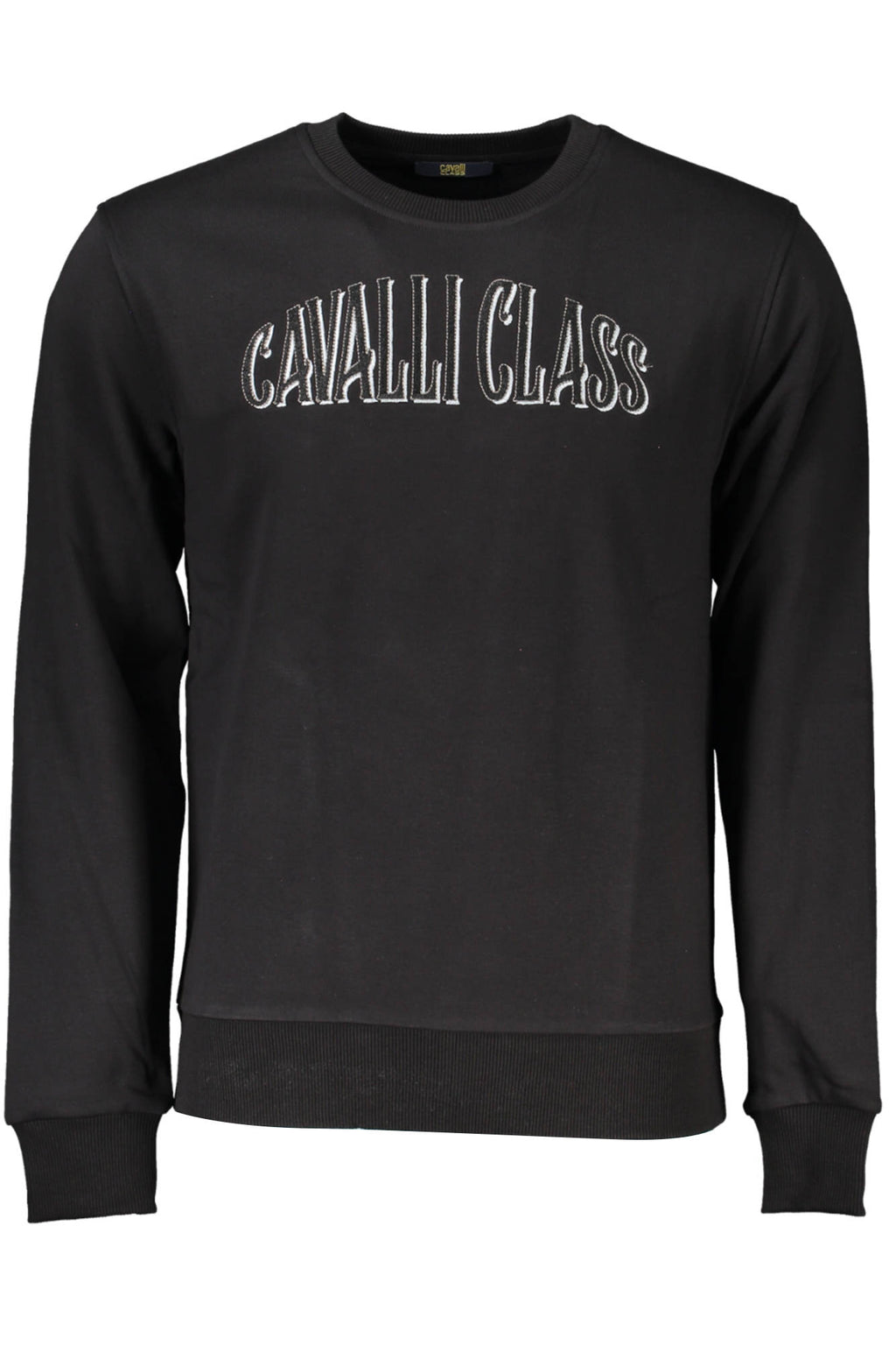 CAVALLI CLASS FELPA SENZA ZIP UOMO NERO