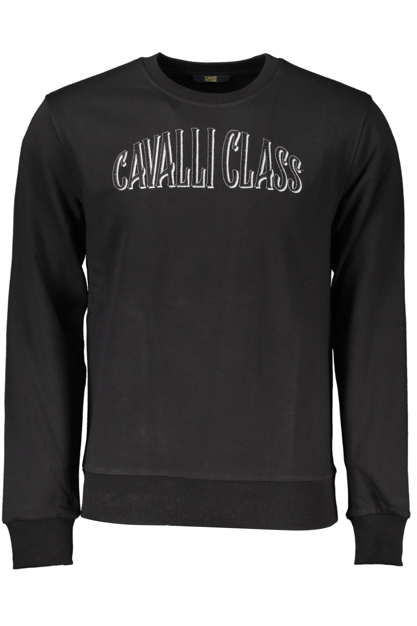 CAVALLI CLASS FELPA SENZA ZIP UOMO NERO