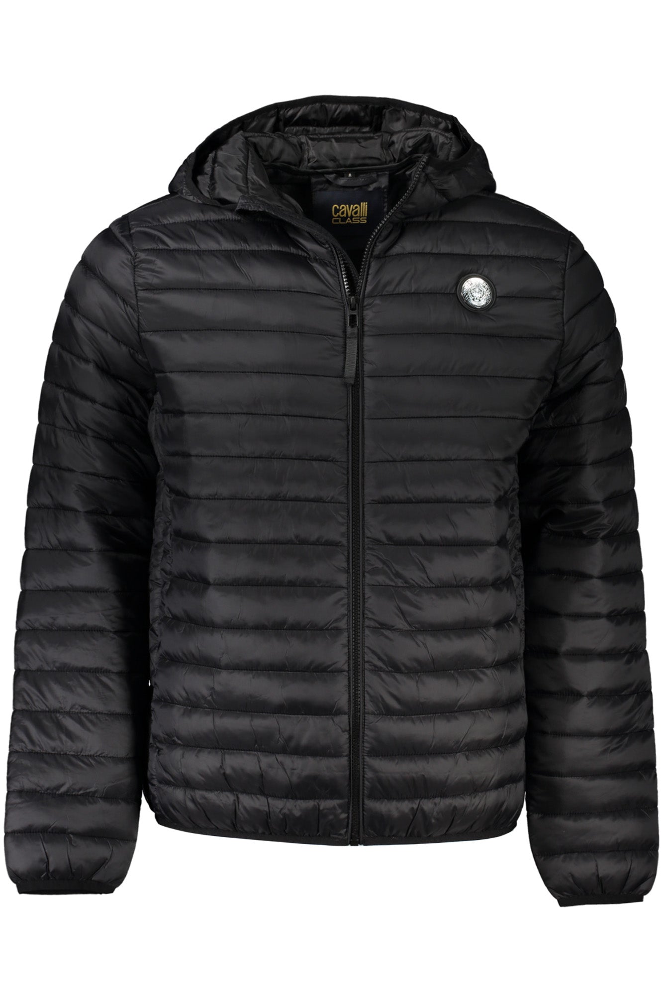 CAVALLI CLASS MEN'S BLACK JACKET 