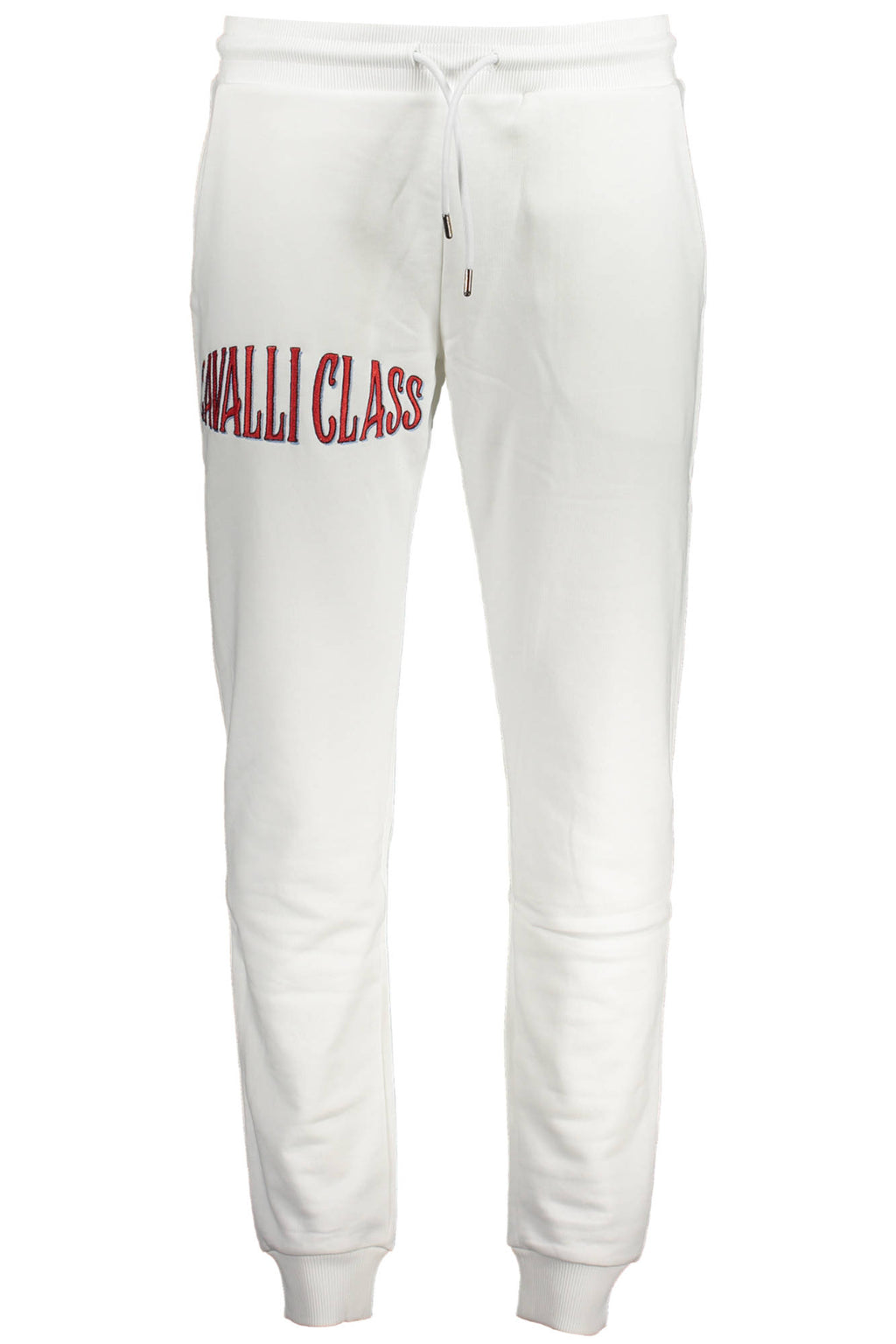 CAVALLI CLASS MEN'S WHITE TROUSERS 