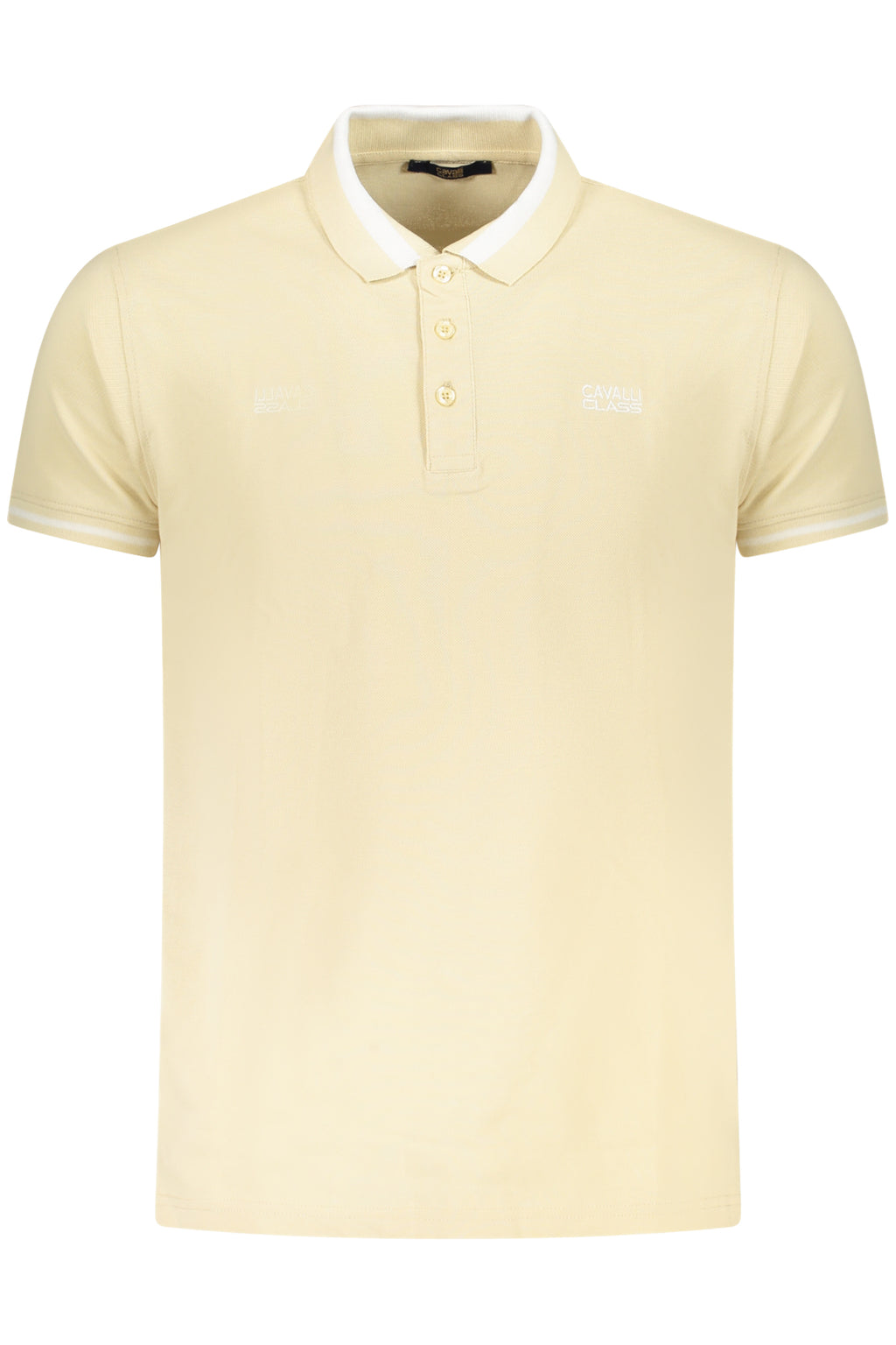 POLO DE MANGA CORTA PARA HOMBRE CAVALLI CLASS, BEIGE 