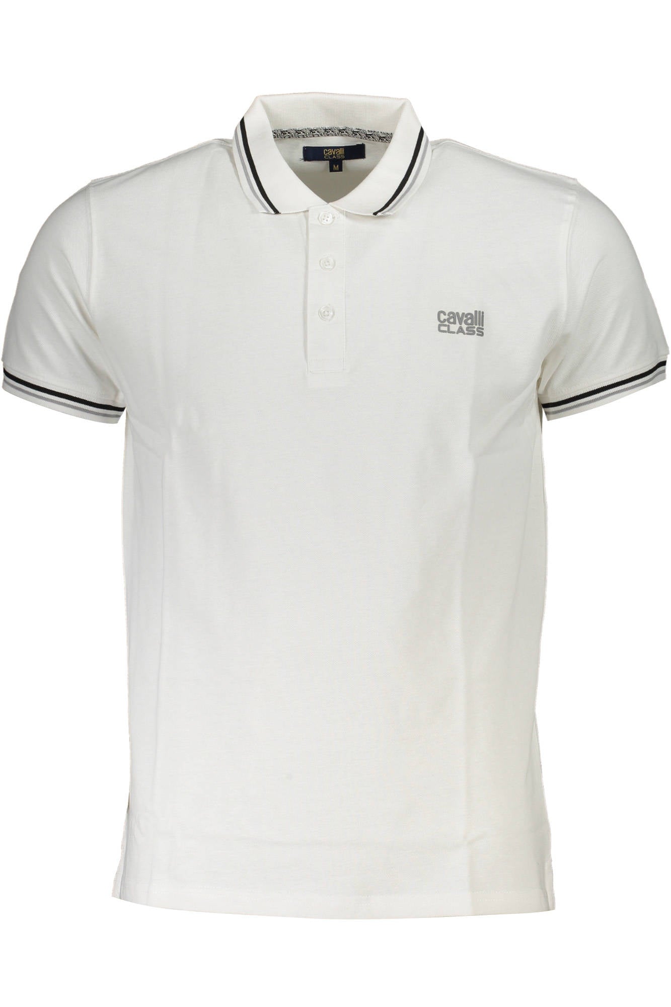 POLO DE MANGA CORTA PARA HOMBRE CAVALLI CLASS BLANCO 