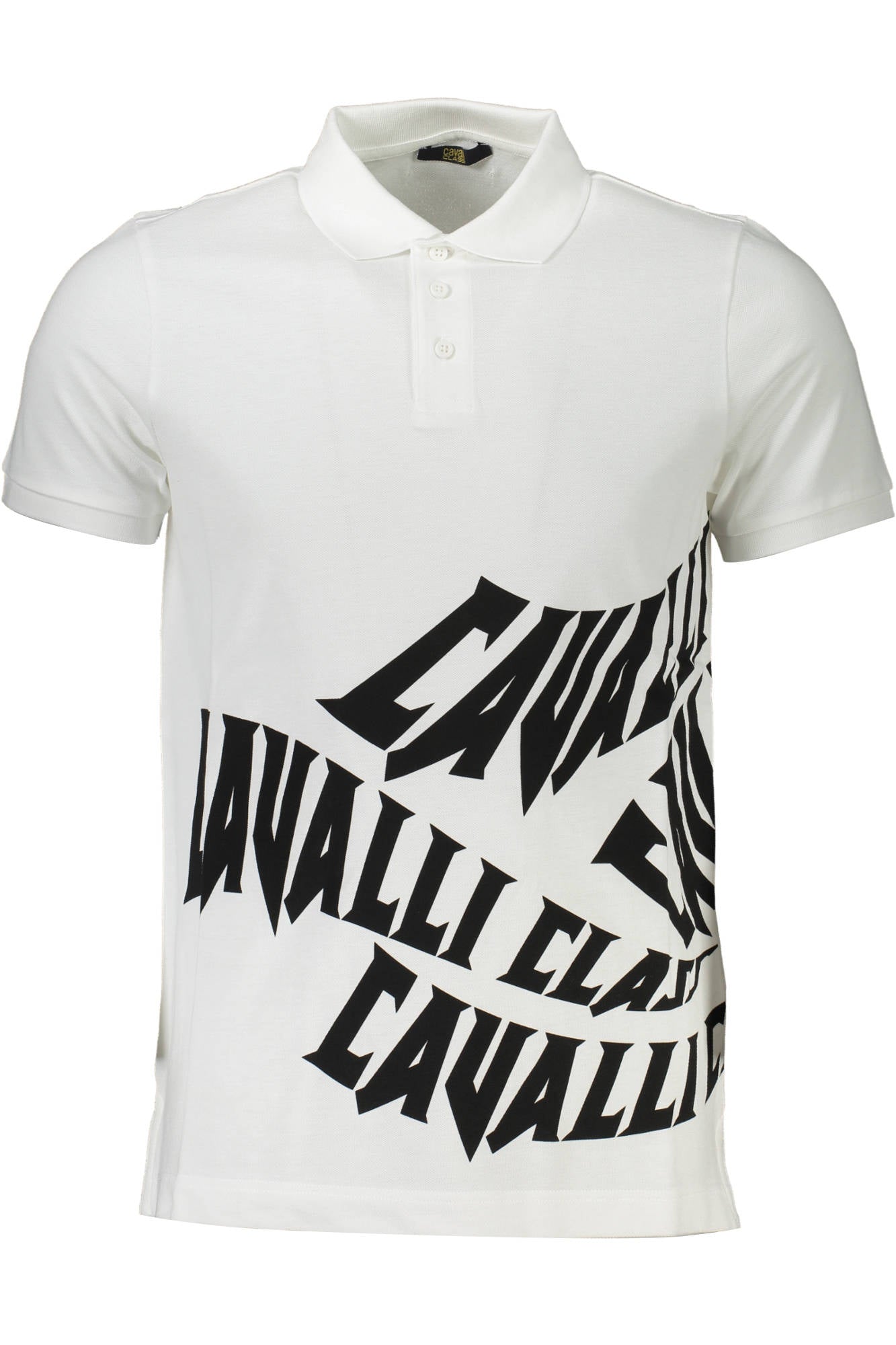 POLO DE MANGA CORTA PARA HOMBRE CAVALLI CLASS BLANCO 