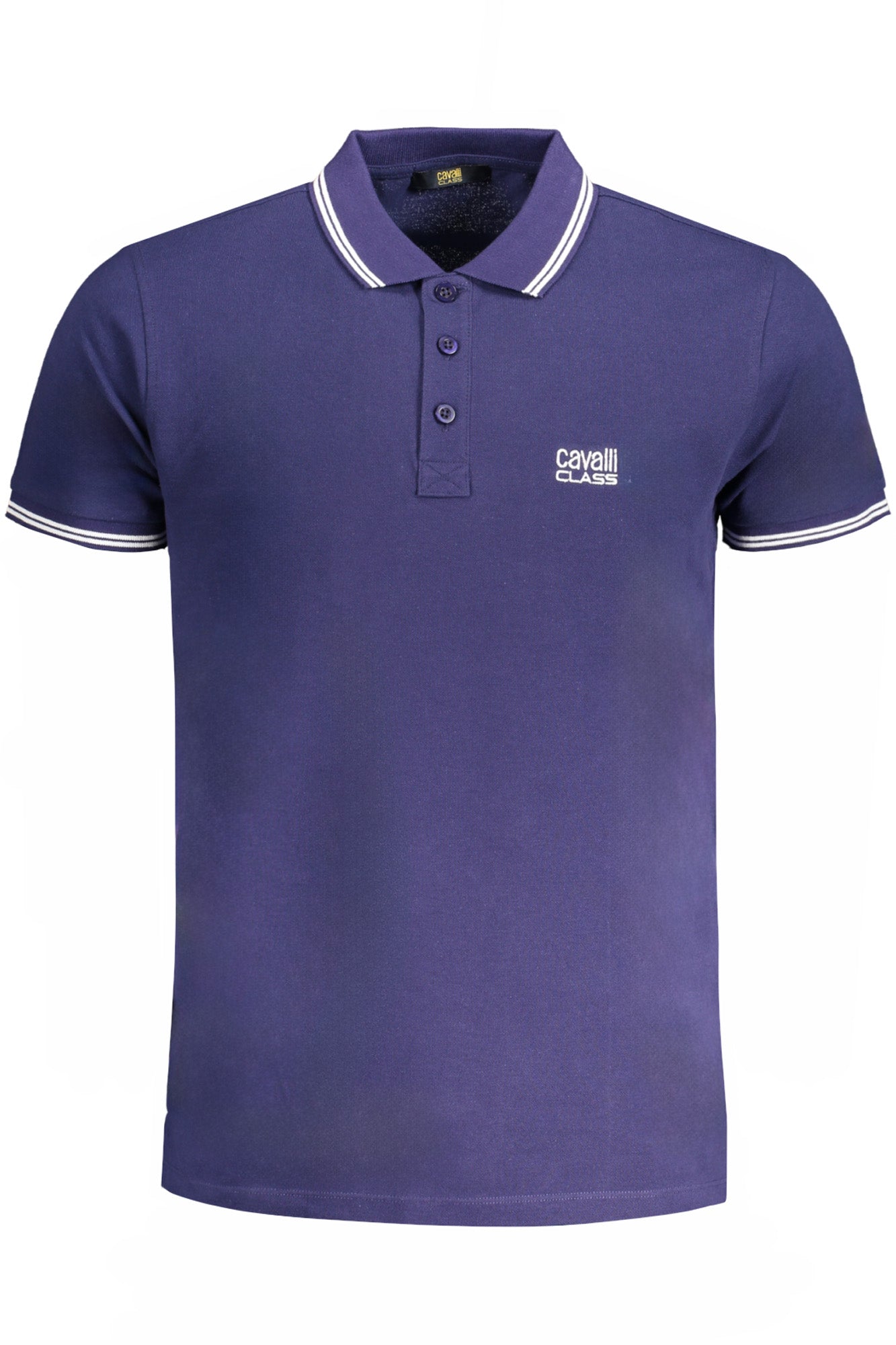 POLO DE MANGA CORTA PARA HOMBRE CAVALLI CLASS, AZUL 