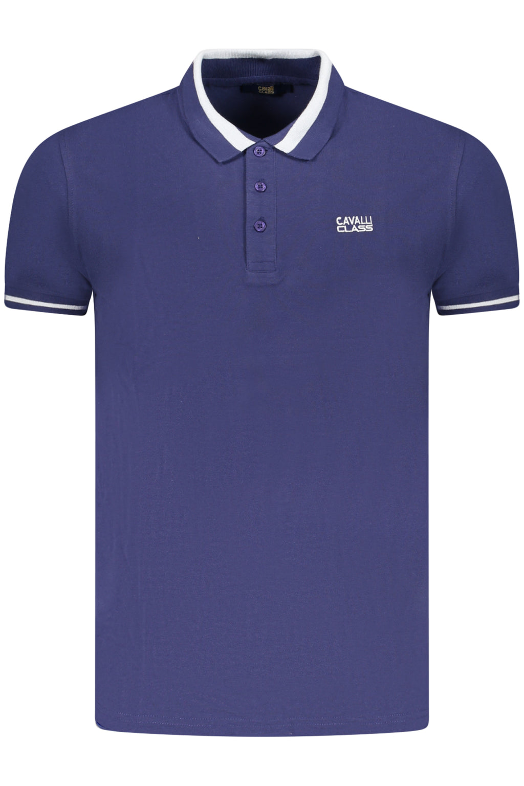 POLO DE MANGA CORTA PARA HOMBRE CAVALLI CLASS, AZUL 