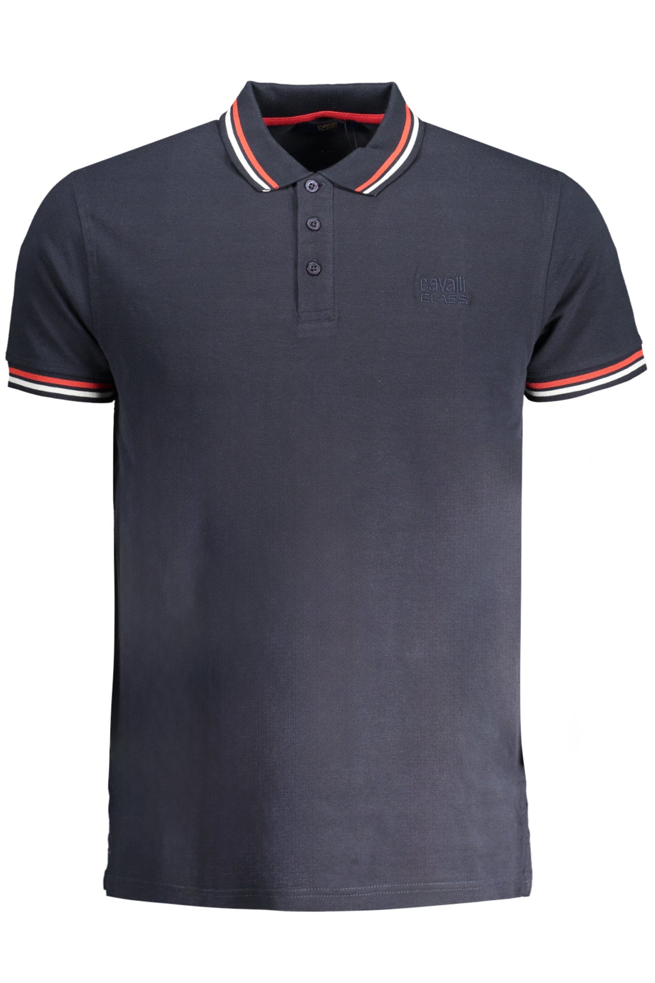POLO DE MANGA CORTA PARA HOMBRE CAVALLI CLASS, AZUL 
