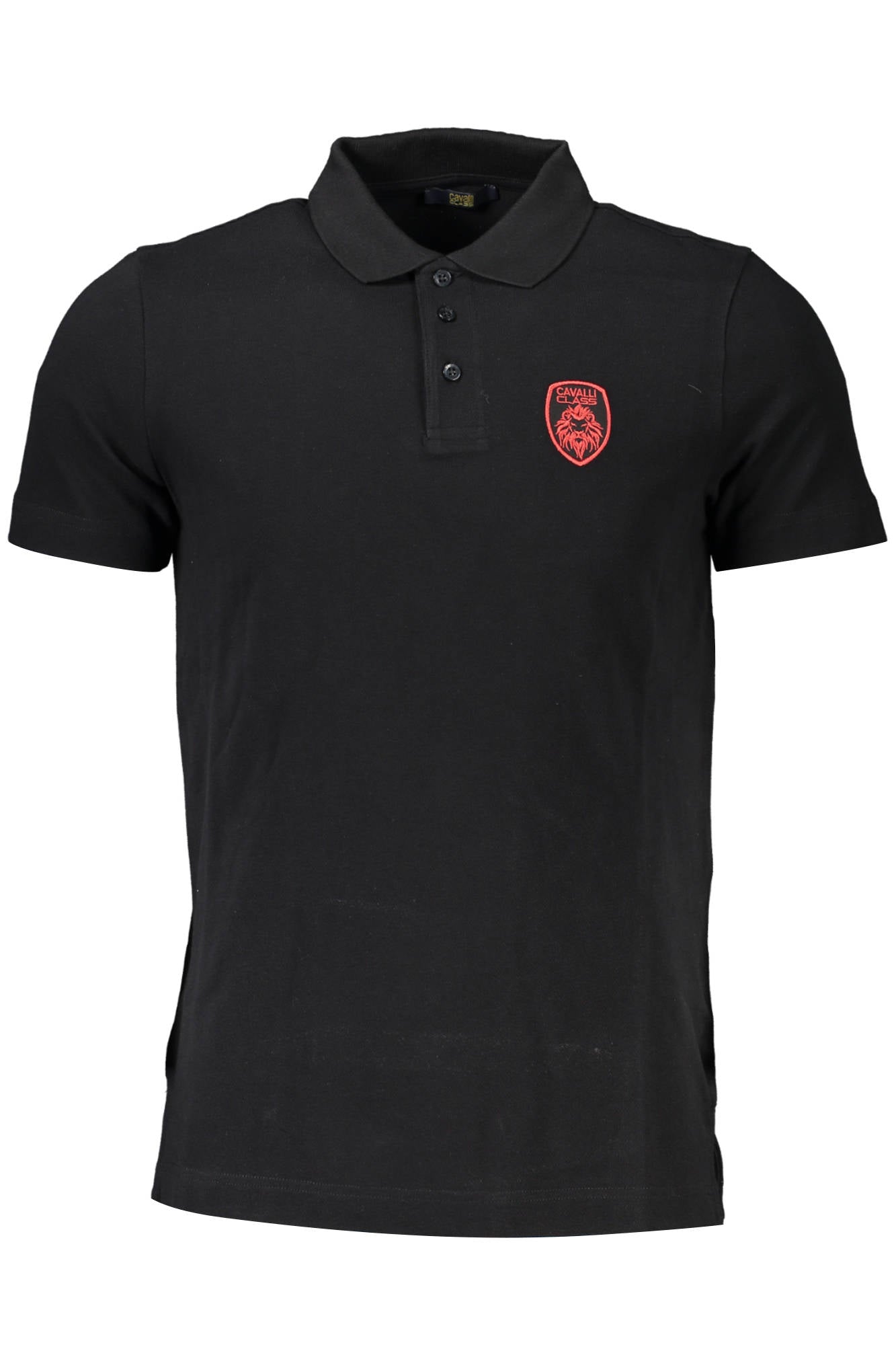 POLO DE MANGA CORTA PARA HOMBRE CAVALLI CLASS, NEGRO 