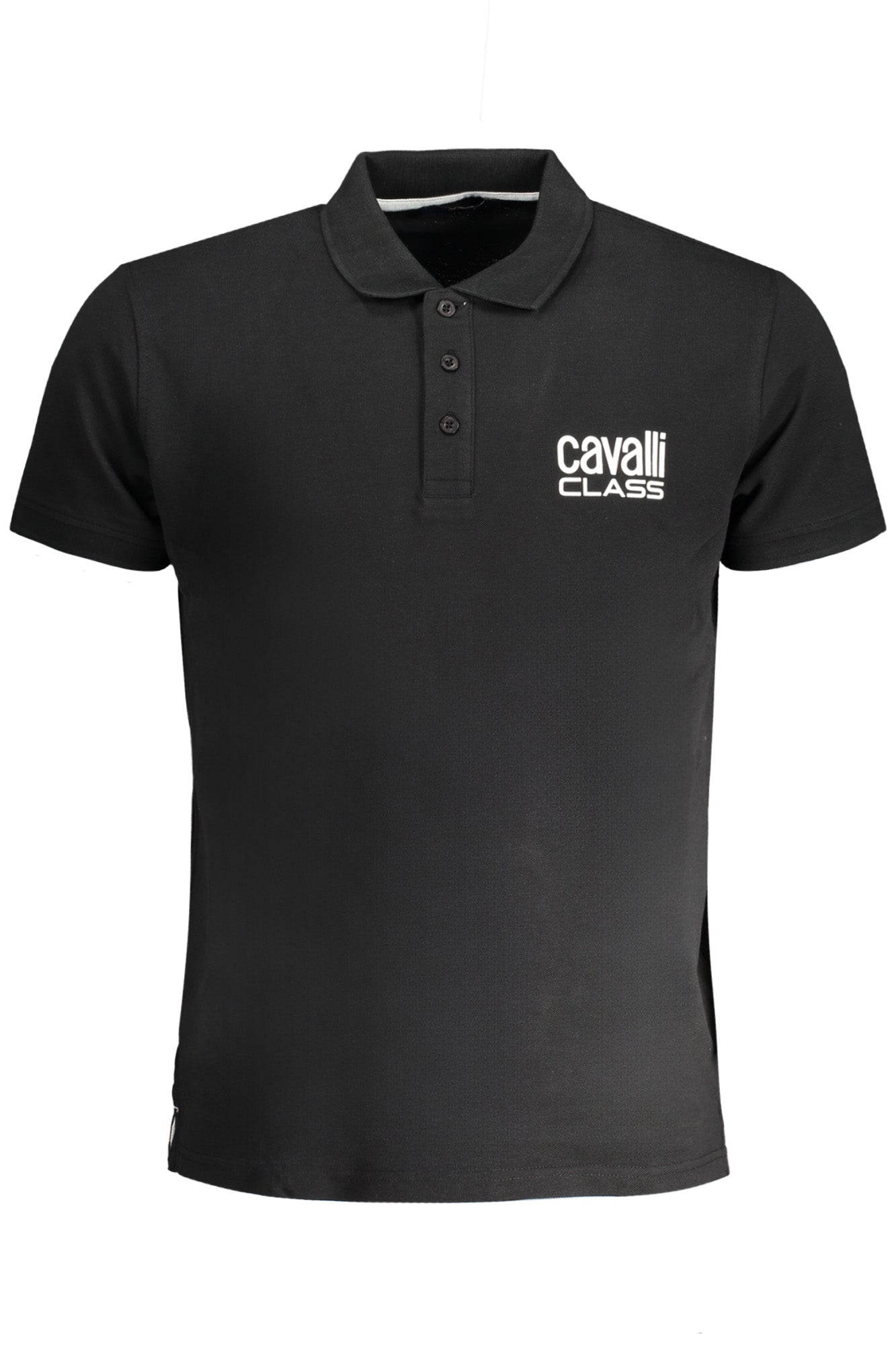 POLO DE MANGA CORTA PARA HOMBRE CAVALLI CLASS, NEGRO 