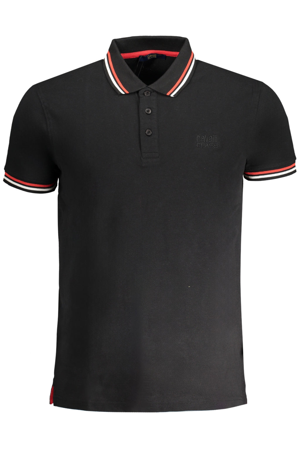 POLO DE MANGA CORTA PARA HOMBRE CAVALLI CLASS, NEGRO 
