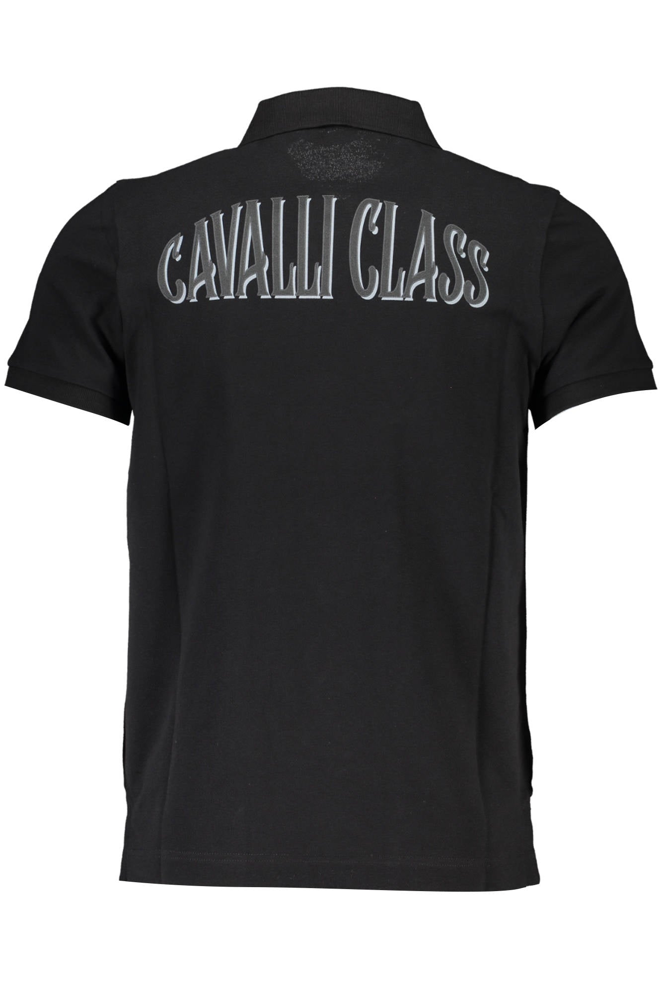 POLO DE MANGA CORTA PARA HOMBRE CAVALLI CLASS, NEGRO 