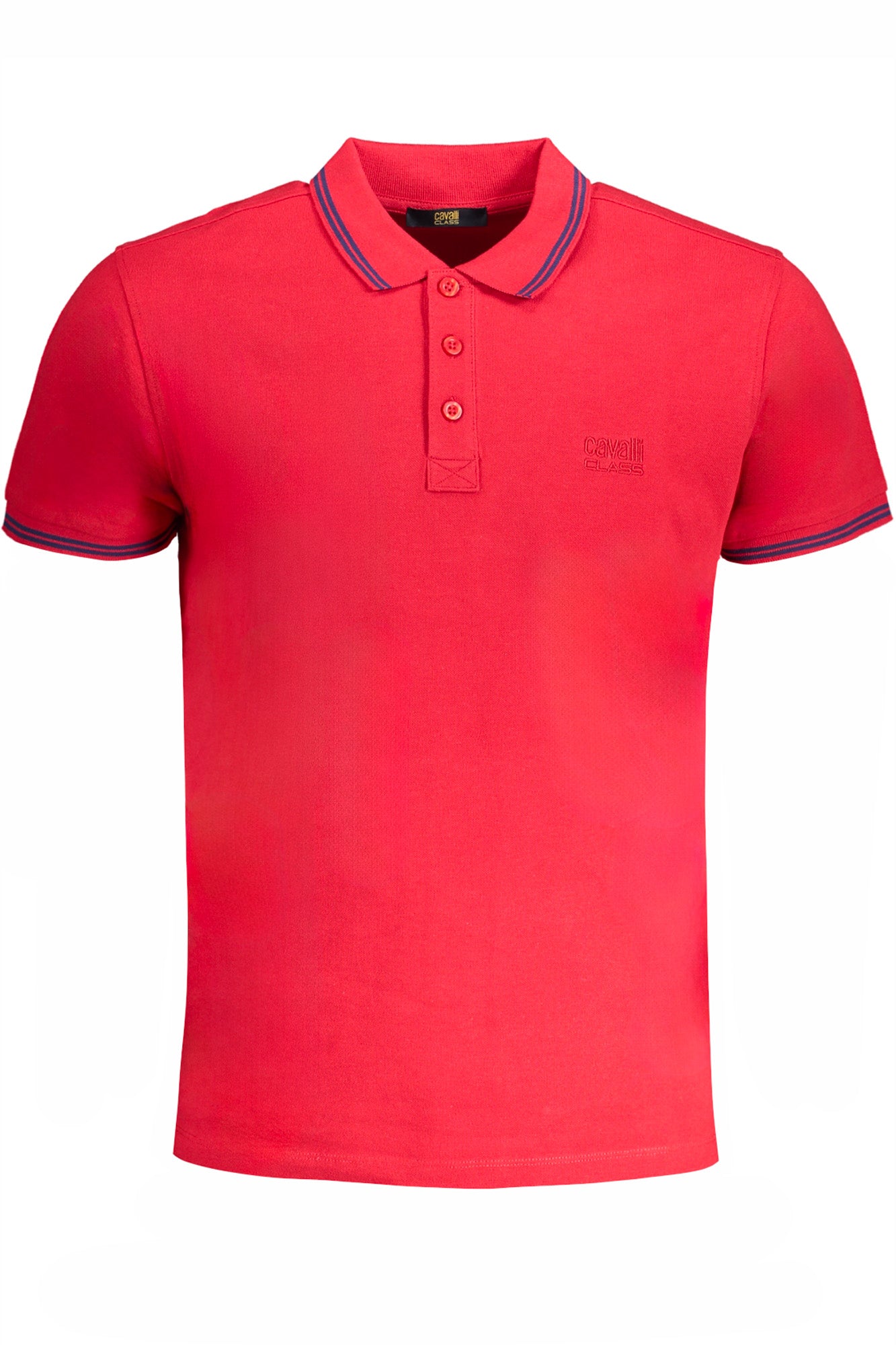 POLO DE MANGA CORTA PARA HOMBRE CAVALLI CLASS, ROJO
