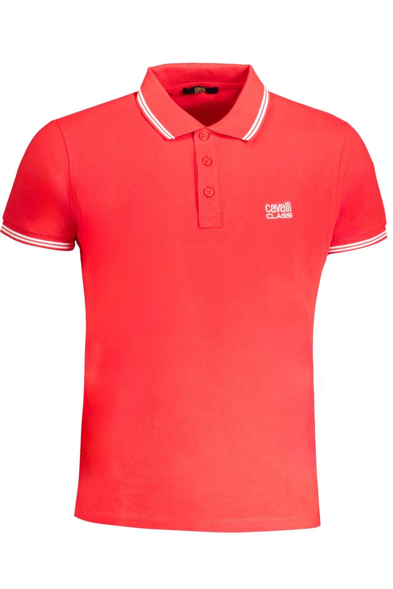 POLO DE MANGA CORTA PARA HOMBRE CAVALLI CLASS, ROJO