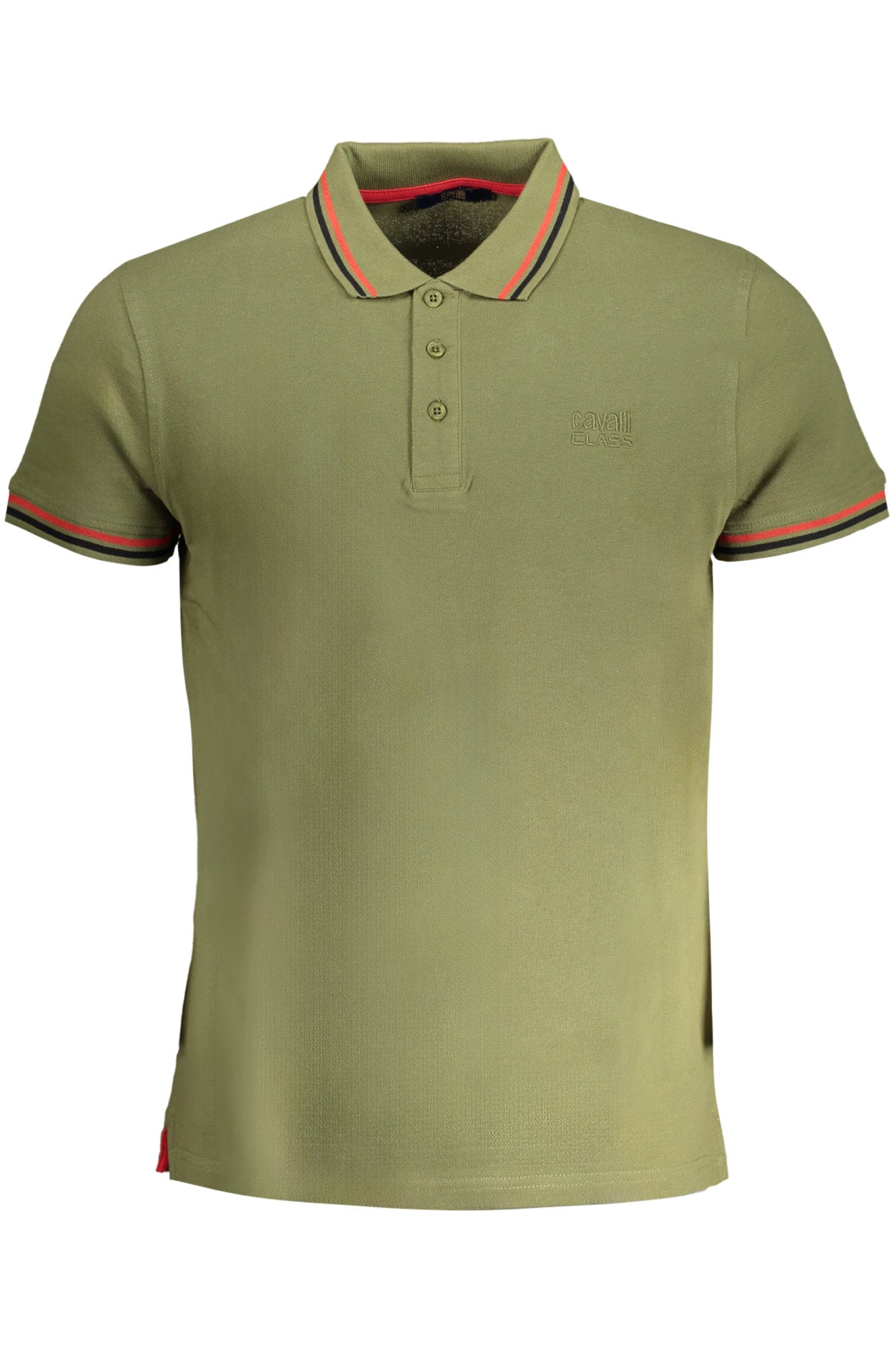 POLO DE MANGA CORTA PARA HOMBRE CAVALLI CLASS, VERDE 