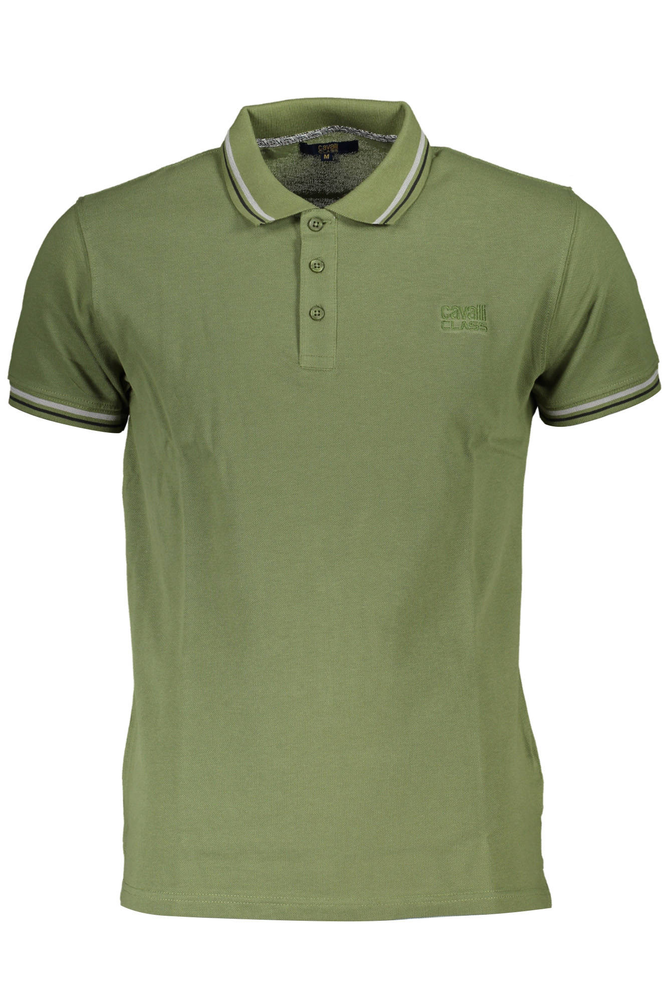 POLO DE MANGA CORTA PARA HOMBRE CAVALLI CLASS, VERDE 