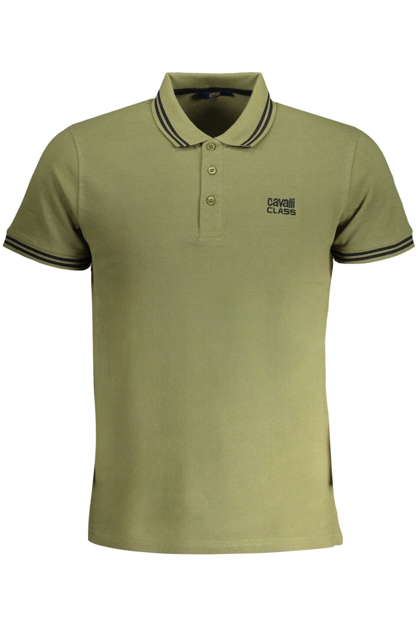 POLO DE MANGA CORTA PARA HOMBRE CAVALLI CLASS, VERDE 