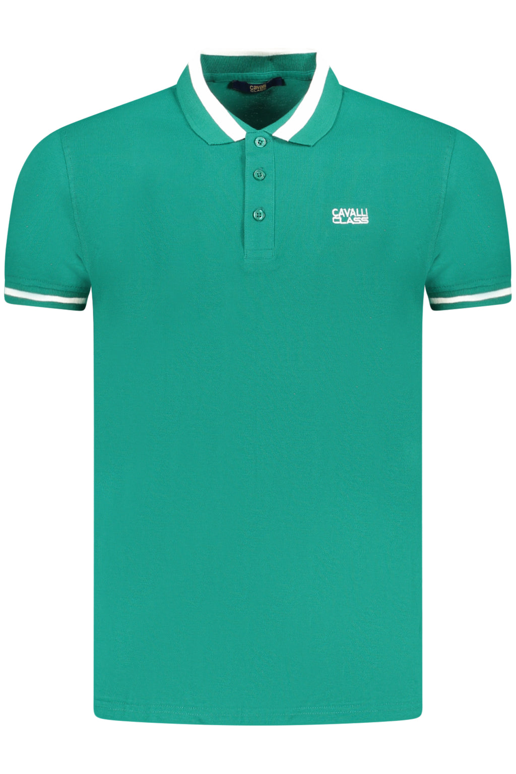 POLO DE MANGA CORTA PARA HOMBRE CAVALLI CLASS, VERDE 