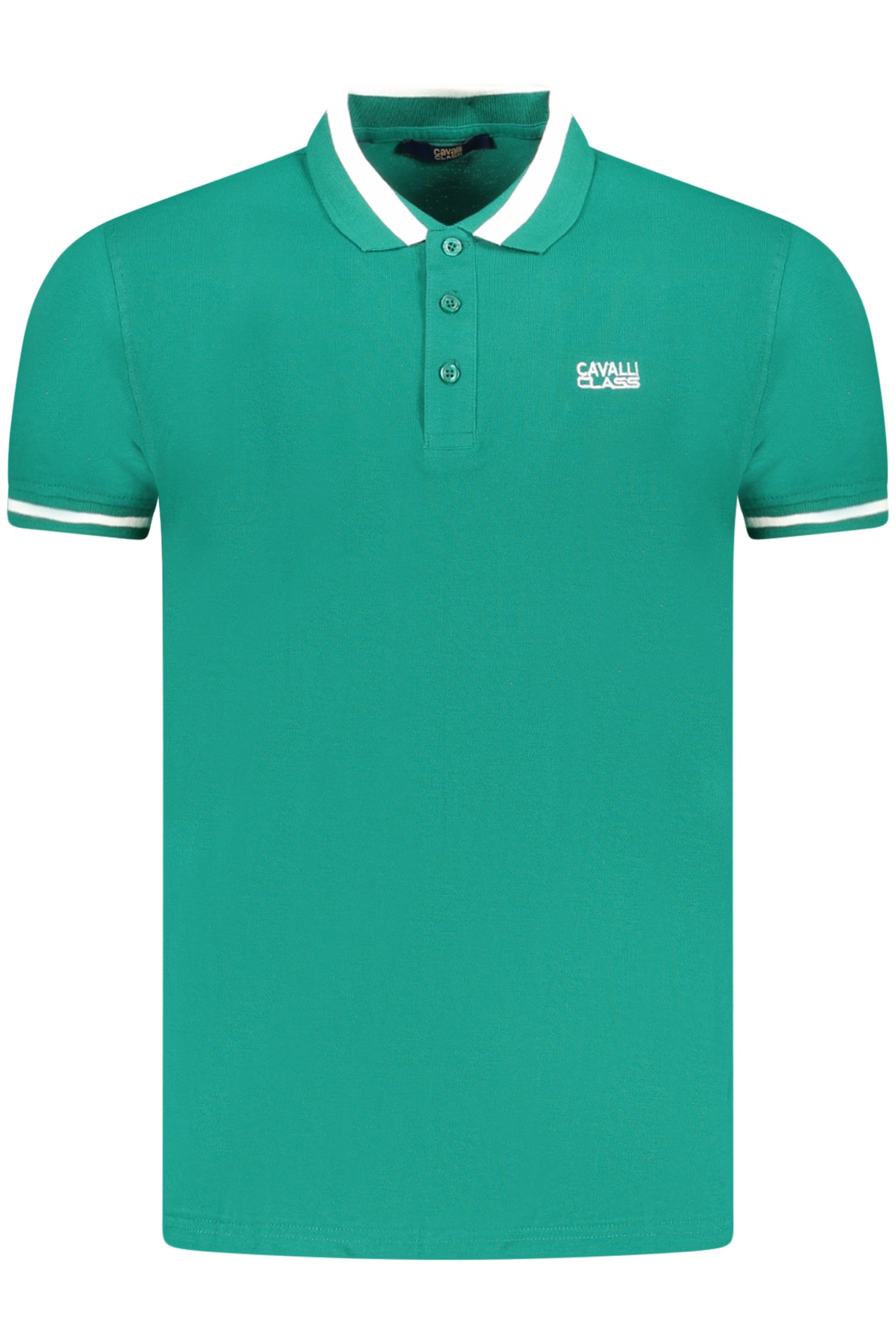 POLO DE MANGA CORTA PARA HOMBRE CAVALLI CLASS, VERDE 