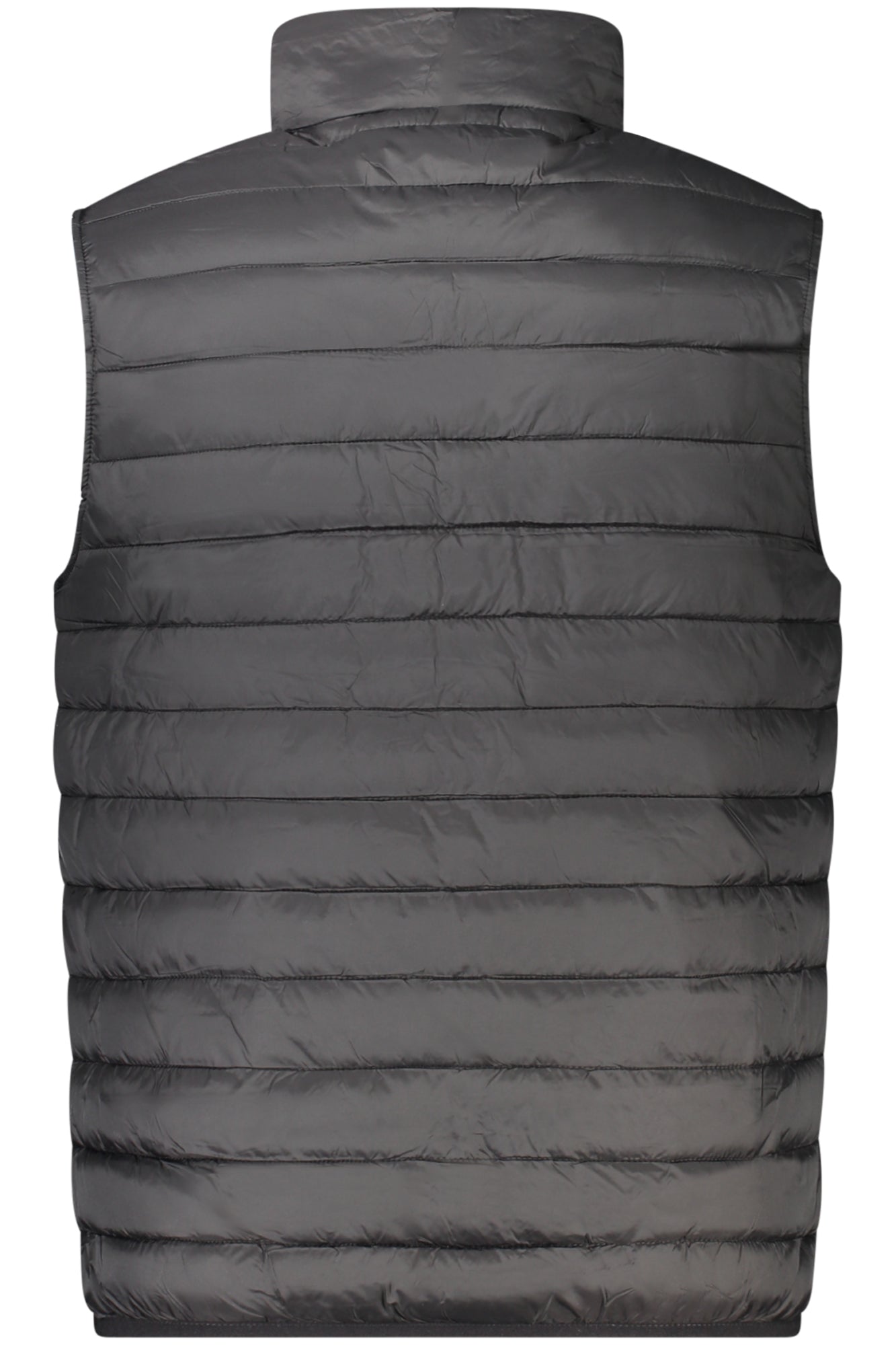 CAVALLI CLASS MEN'S BLACK SLEEVELESS JACKET 