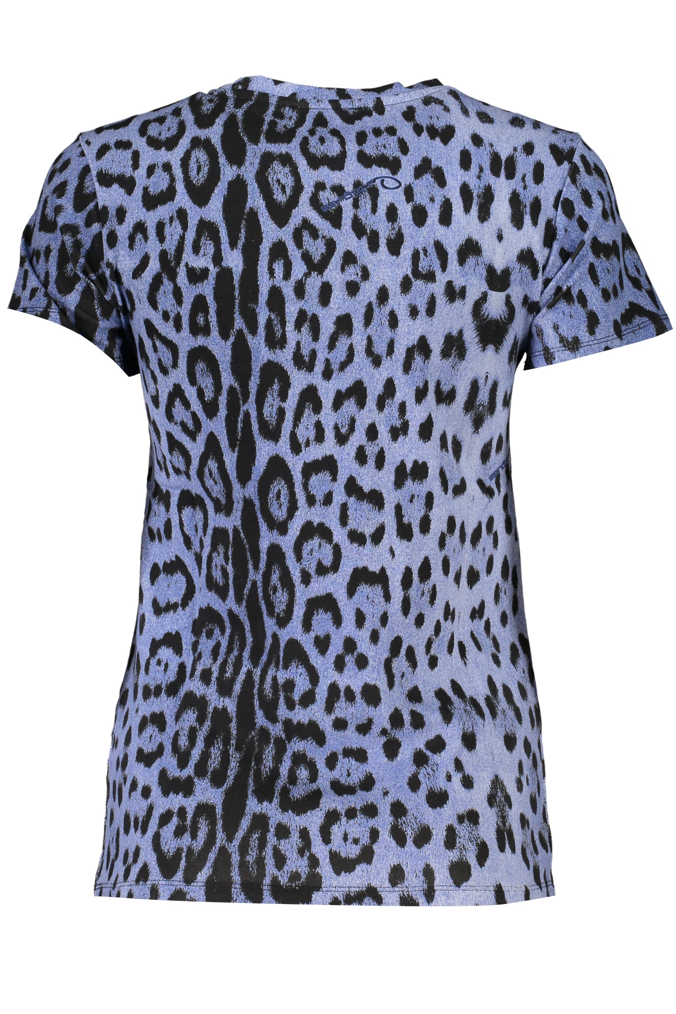 CAMISETA DE MANGA CORTA PARA MUJER DE LA CLASE CAVALLI, AZUL 