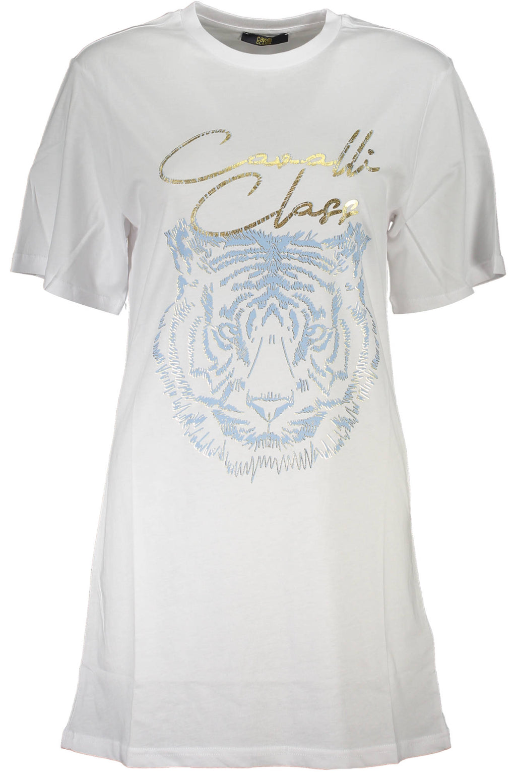 CAMISETA DE MANGA CORTA MUJER CAVALLI CLASS BLANCA 