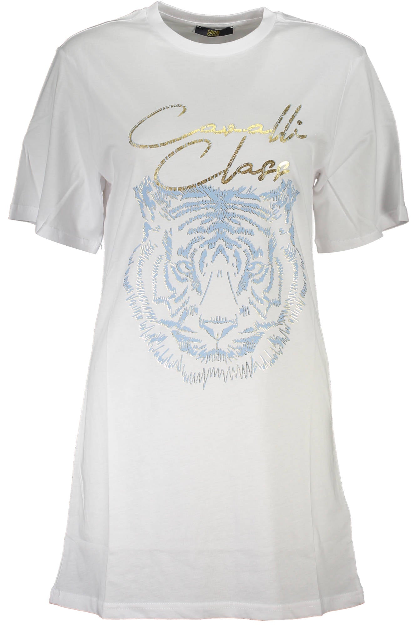 CAMISETA DE MANGA CORTA MUJER CAVALLI CLASS BLANCA 