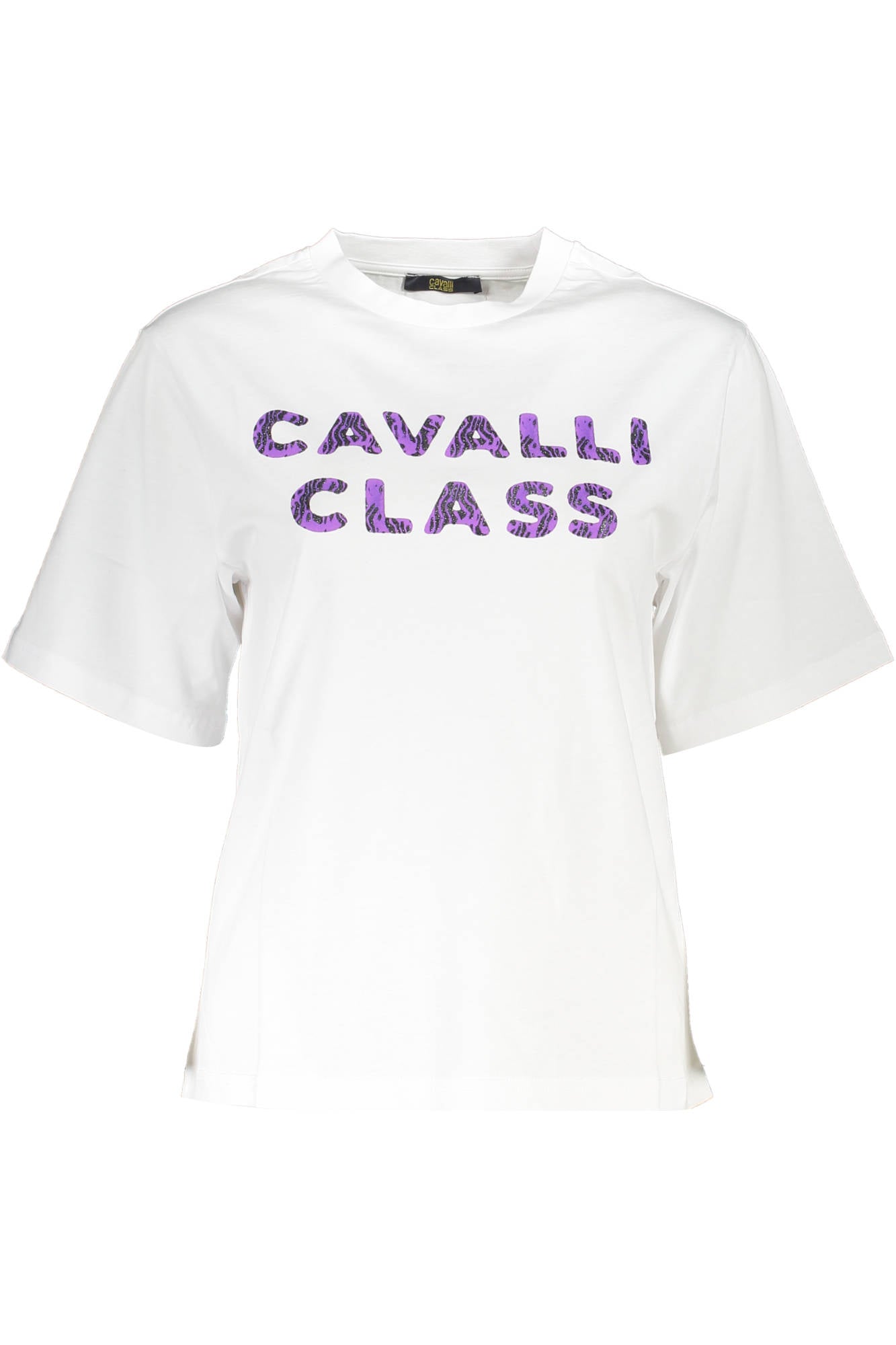 CAMISETA DE MANGA CORTA MUJER CAVALLI CLASS BLANCA 