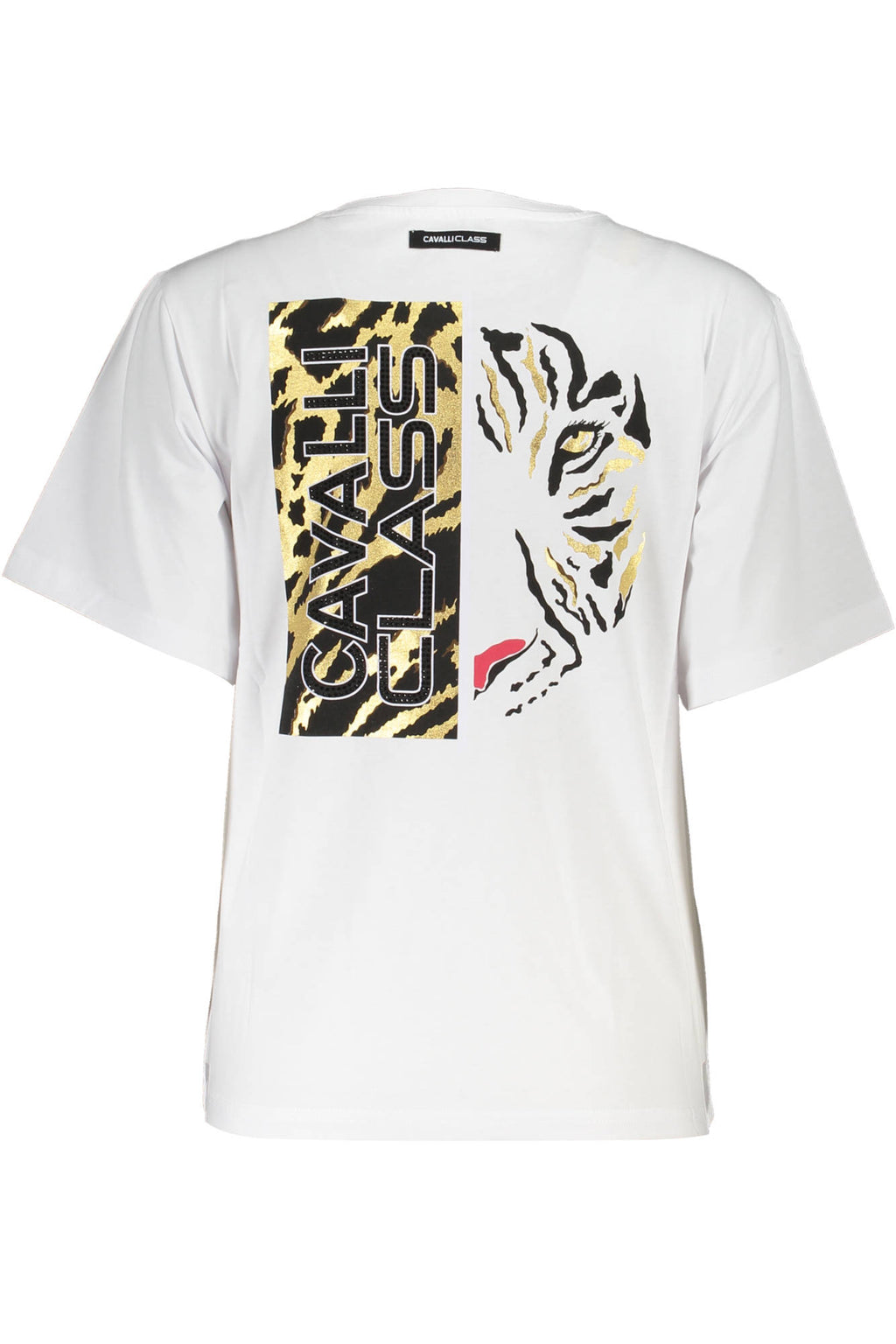CAMISETA DE MANGA CORTA MUJER CAVALLI CLASS BLANCA 