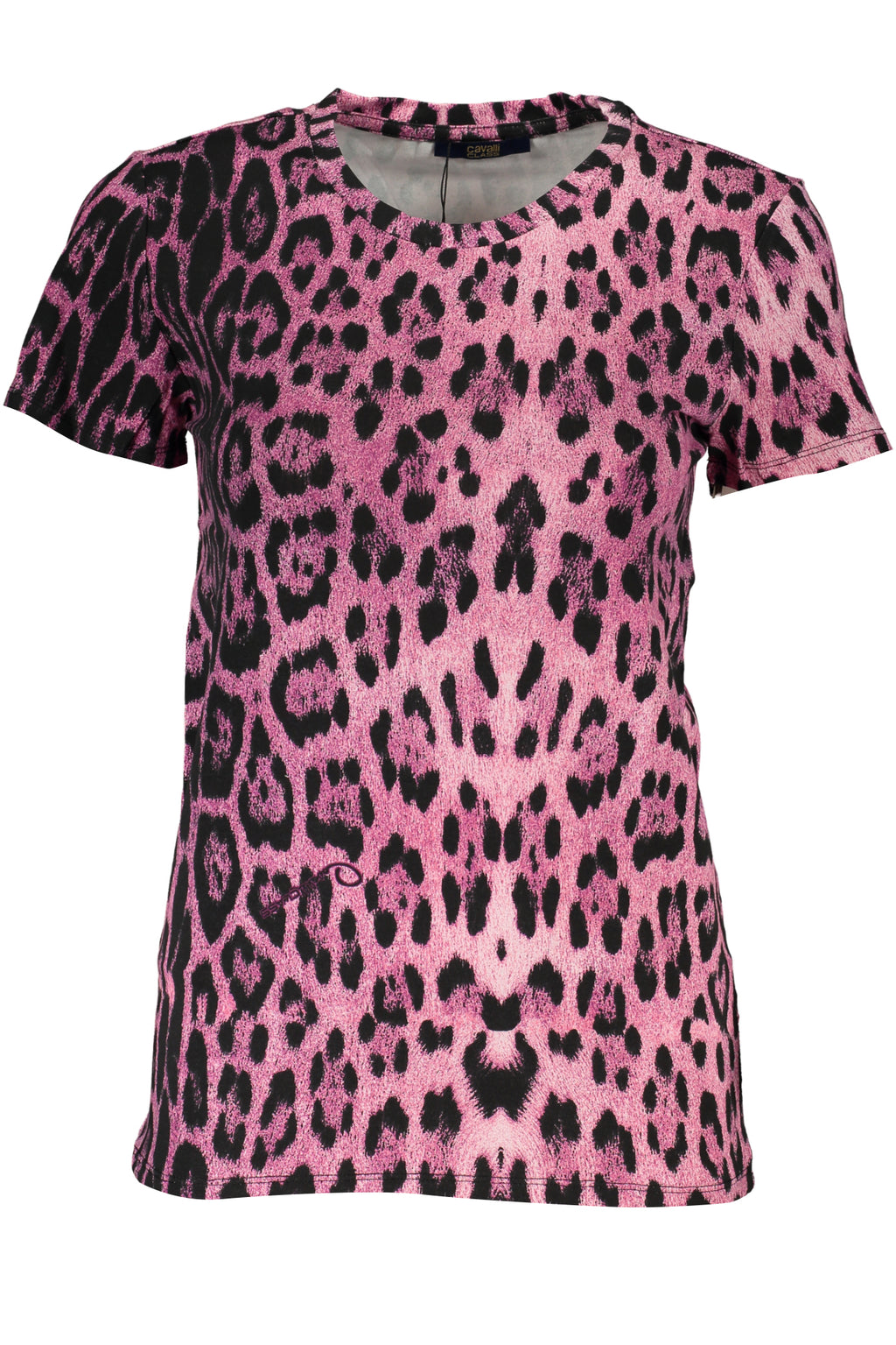 CAMISETA DE MANGA CORTA PARA MUJER CAVALLI CLASS ROSA 