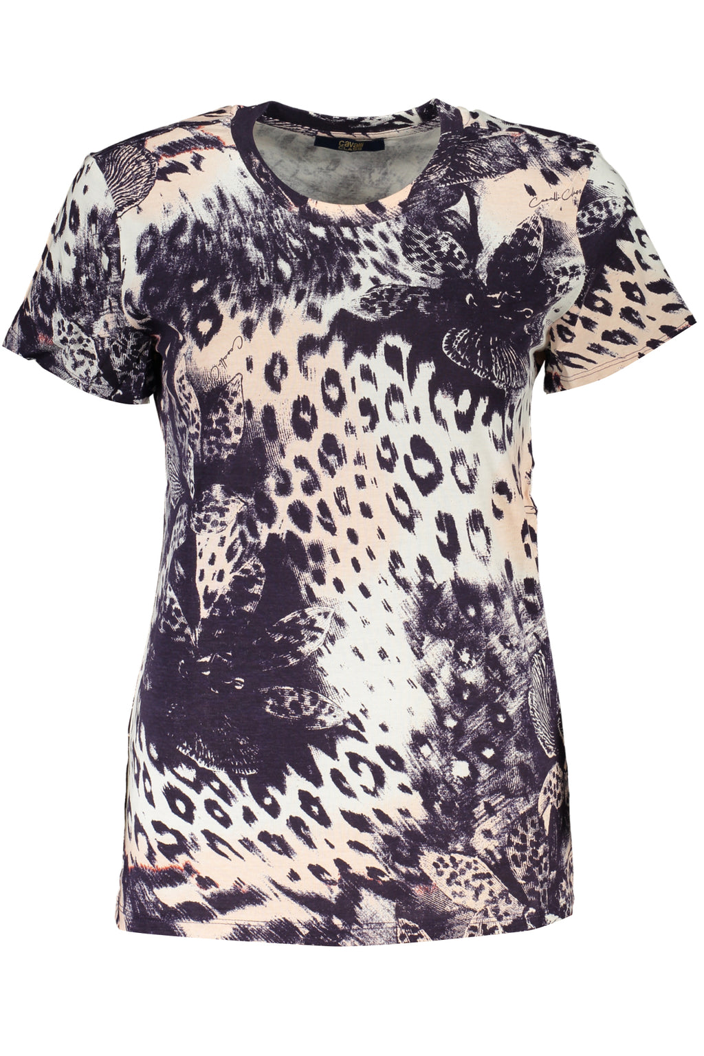 CAMISETA DE MANGA CORTA PARA MUJER CAVALLI CLASS ROSA 