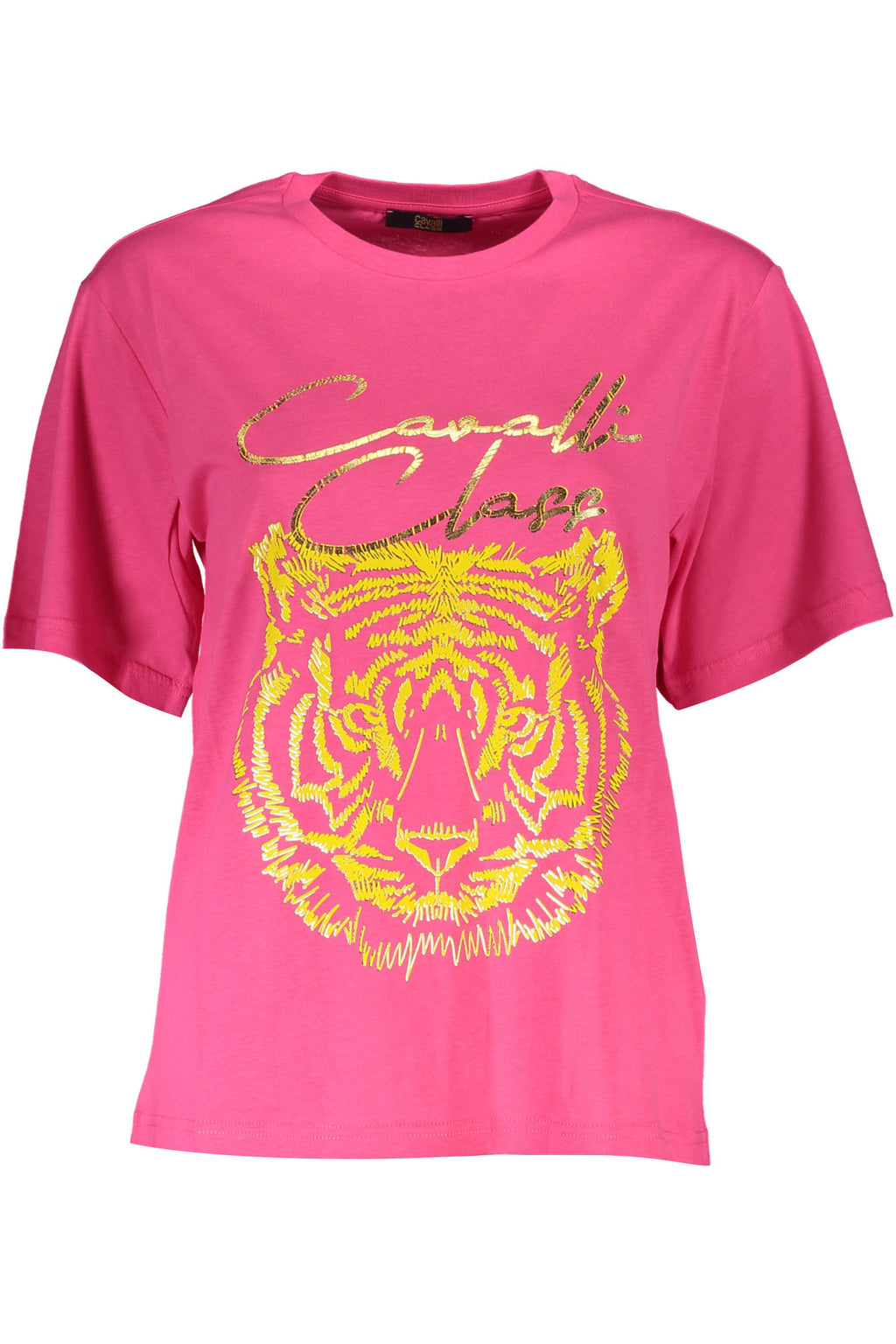 CAMISETA DE MANGA CORTA PARA MUJER CAVALLI CLASS ROSA 
