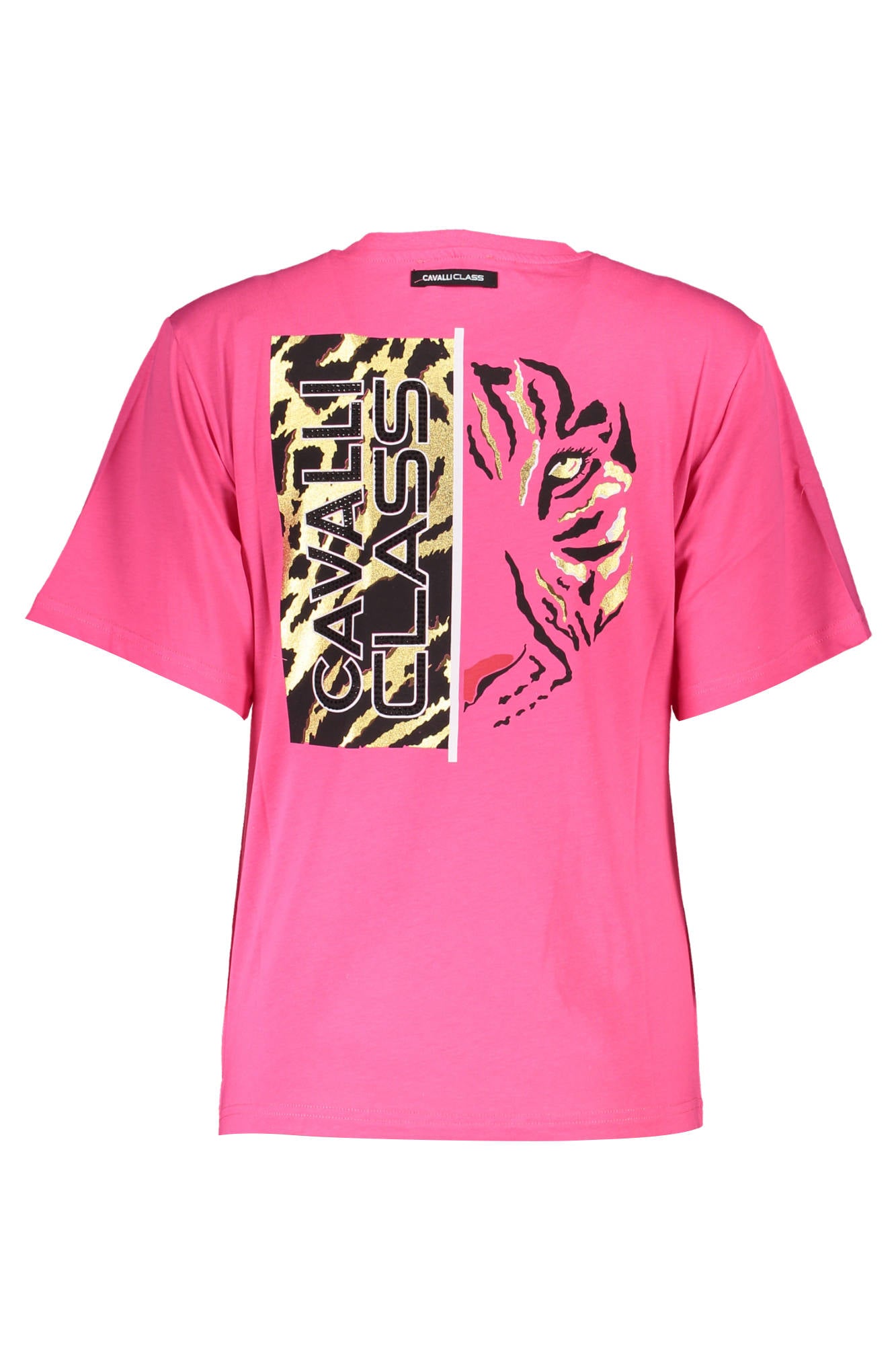 CAMISETA ROSA DE MANGA CORTA PARA MUJER DE LA CLASE CAVALLI 