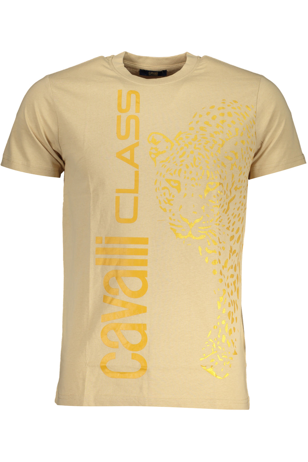 CAMISETA DE MANGA CORTA PARA HOMBRE CAVALLI CLASS, BEIGE 