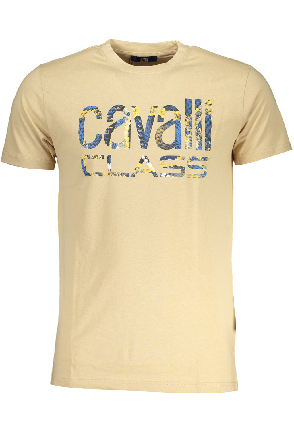 CAMISETA DE MANGA CORTA PARA HOMBRE CAVALLI CLASS, BEIGE 