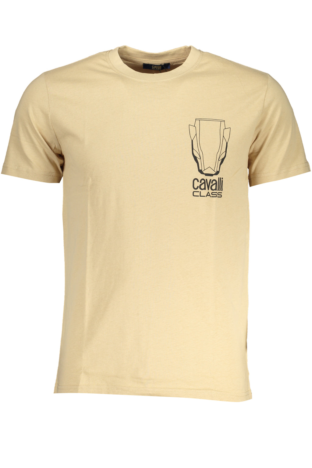 CAMISETA DE MANGA CORTA PARA HOMBRE CAVALLI CLASS, BEIGE 