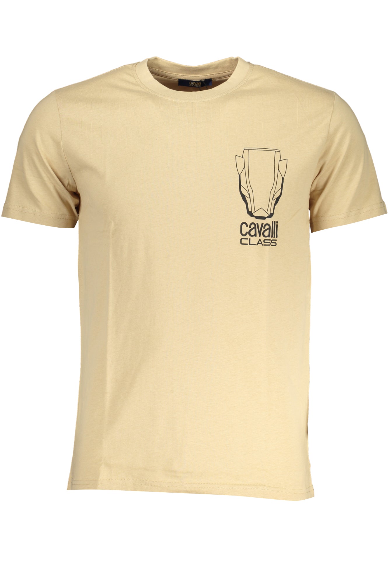 CAMISETA DE MANGA CORTA PARA HOMBRE CAVALLI CLASS, BEIGE 