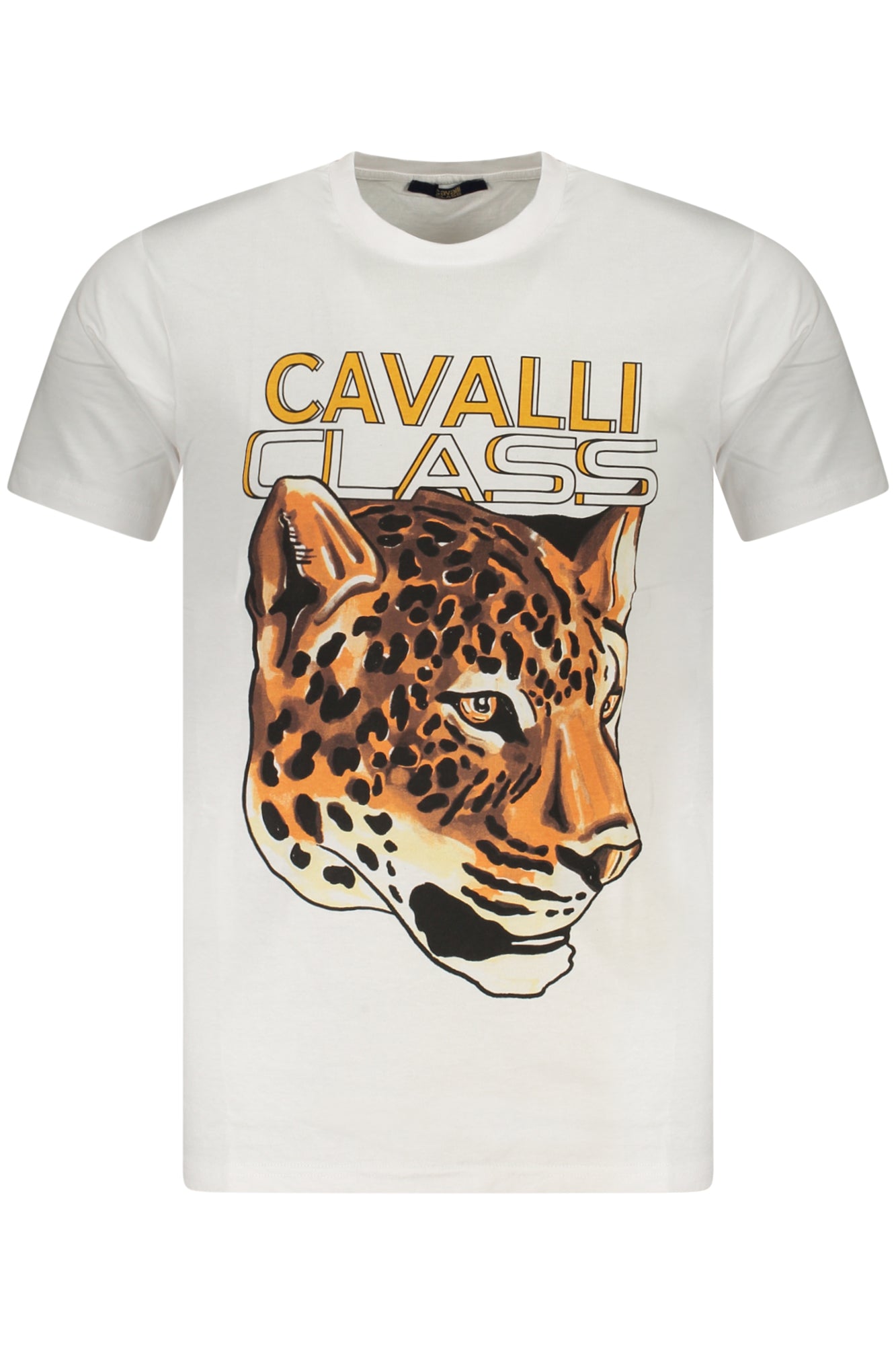 CAMISETA DE MANGA CORTA CAVALLI CLASS PARA HOMBRE BLANCA 