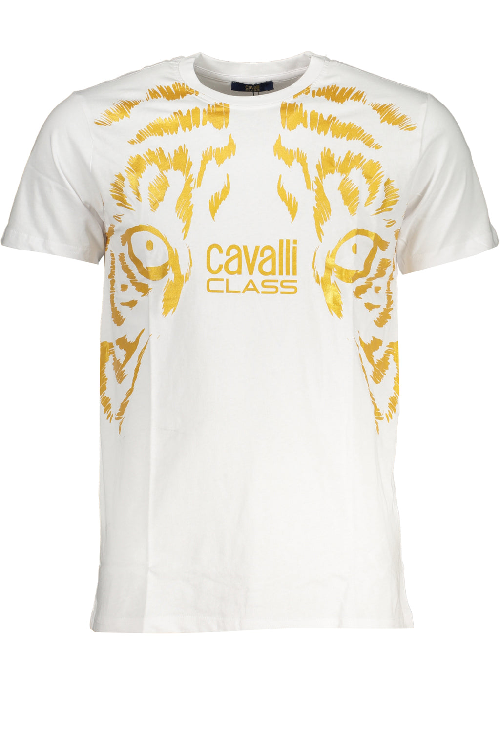 CAMISETA DE MANGA CORTA CAVALLI CLASS PARA HOMBRE BLANCA 