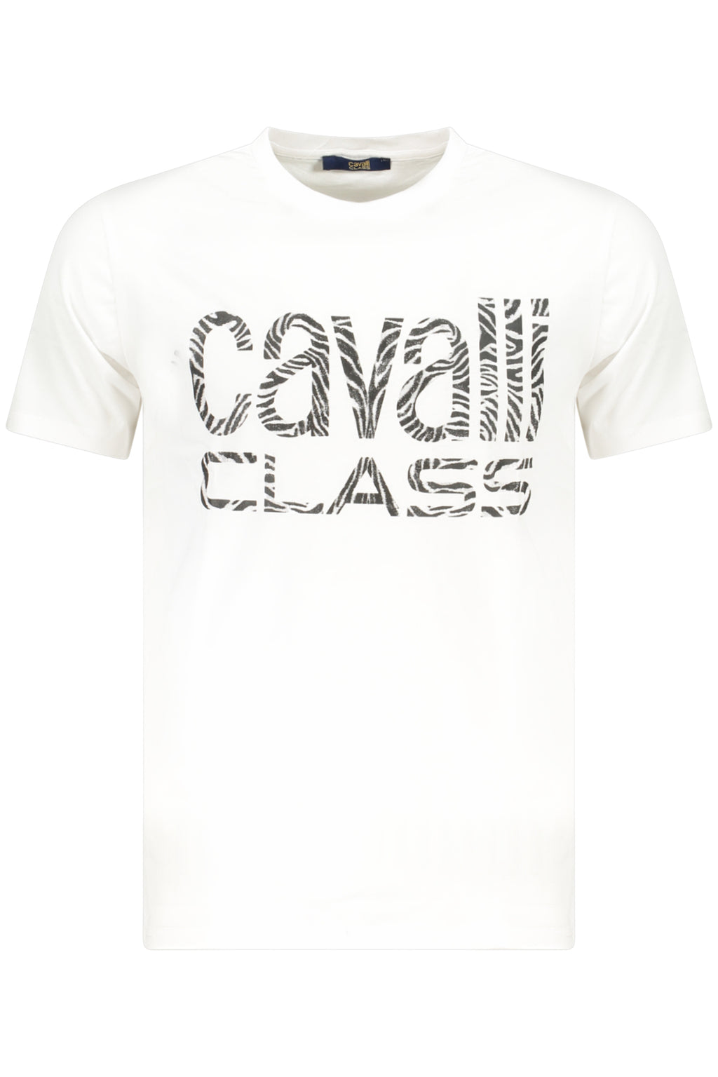 CAMISETA DE MANGA CORTA CAVALLI CLASS PARA HOMBRE BLANCA 