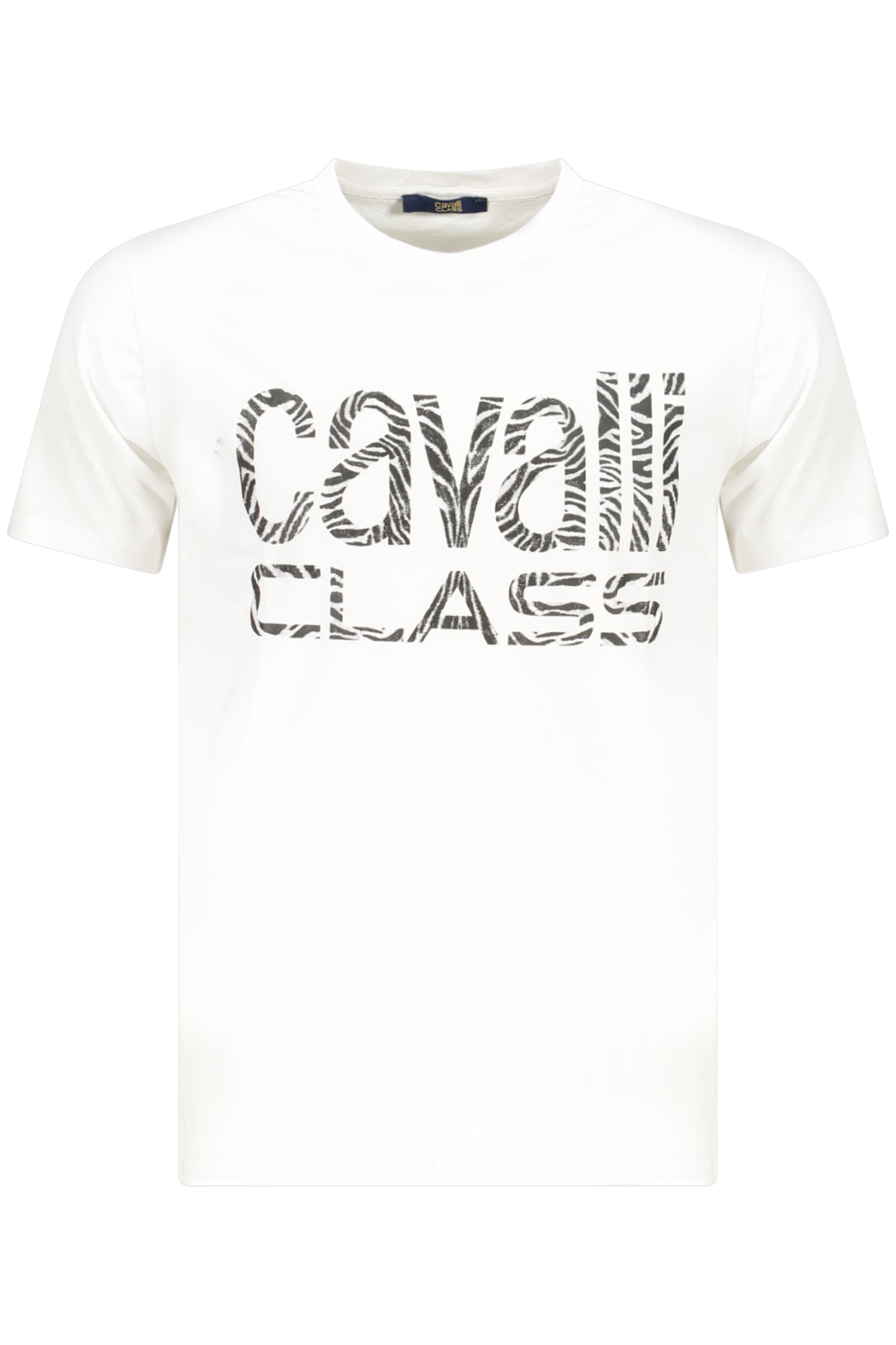 CAMISETA DE MANGA CORTA CAVALLI CLASS PARA HOMBRE BLANCA 