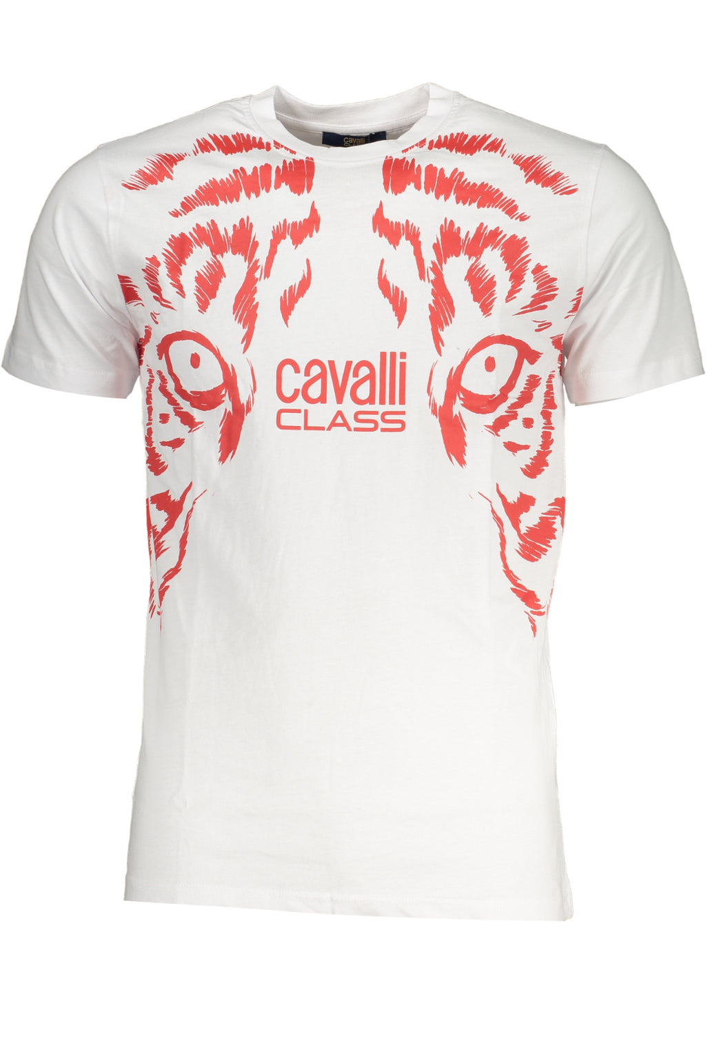 CAMISETA DE MANGA CORTA CAVALLI CLASS PARA HOMBRE BLANCA 