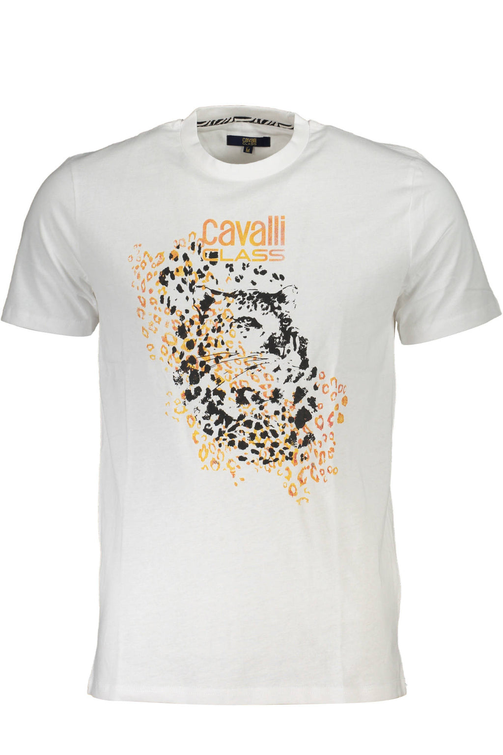 CAMISETA DE MANGA CORTA CAVALLI CLASS PARA HOMBRE BLANCA 