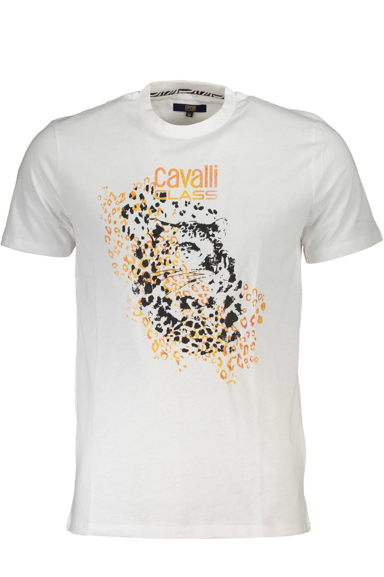 CAMISETA DE MANGA CORTA CAVALLI CLASS PARA HOMBRE BLANCA 
