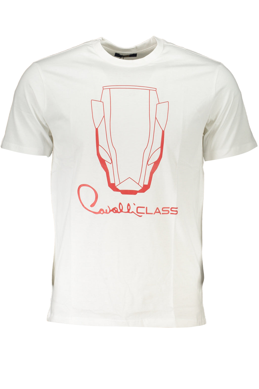 CAMISETA DE MANGA CORTA CAVALLI CLASS PARA HOMBRE BLANCA 