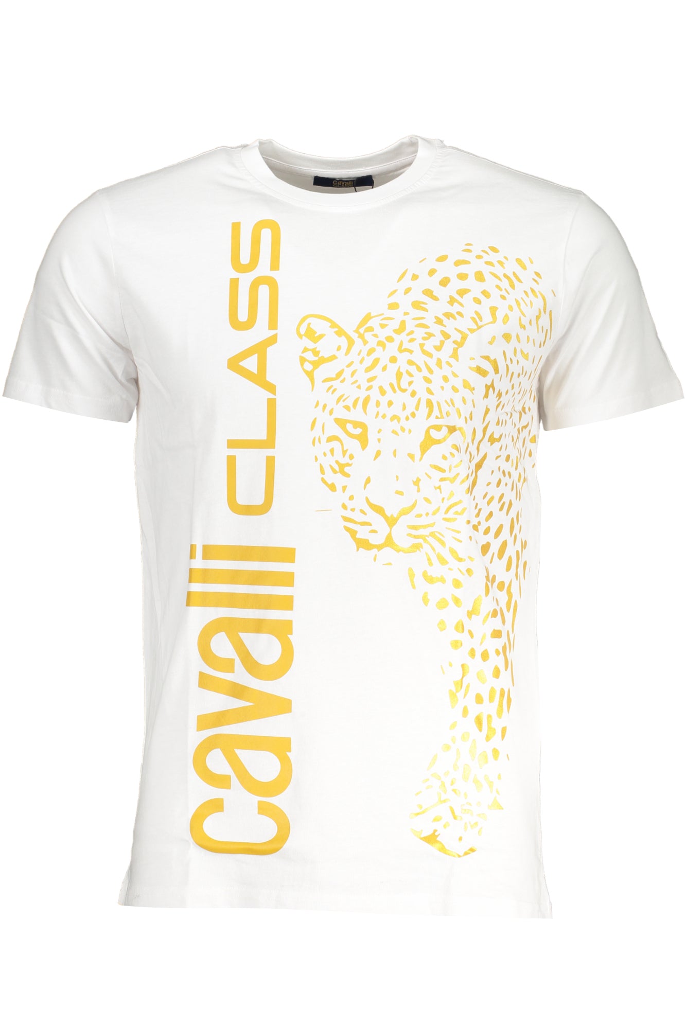 CAMISETA DE MANGA CORTA CAVALLI CLASS PARA HOMBRE BLANCA 
